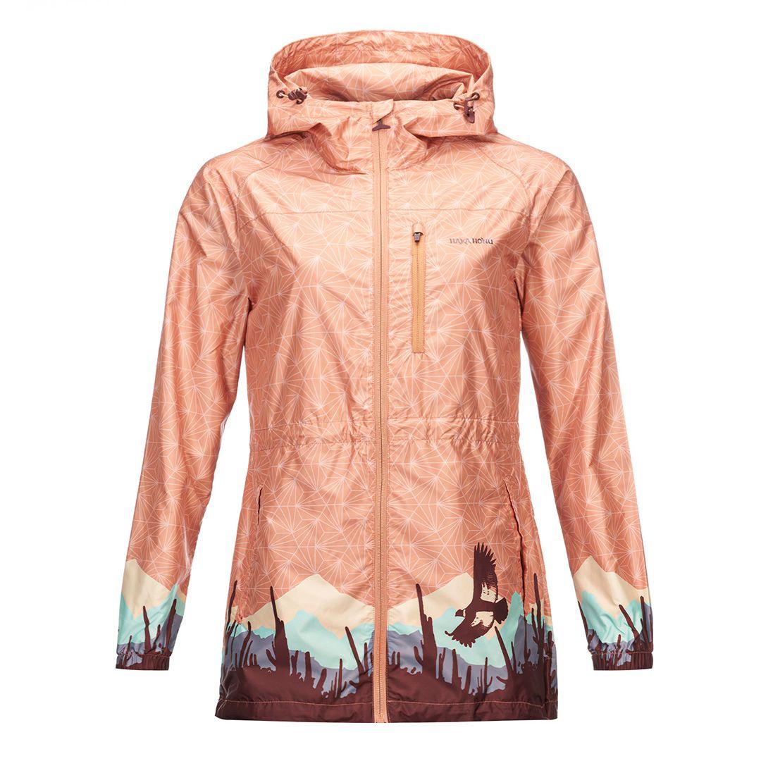 Chaqueta Mujer Aperrao Damasco print Haka Honu-0