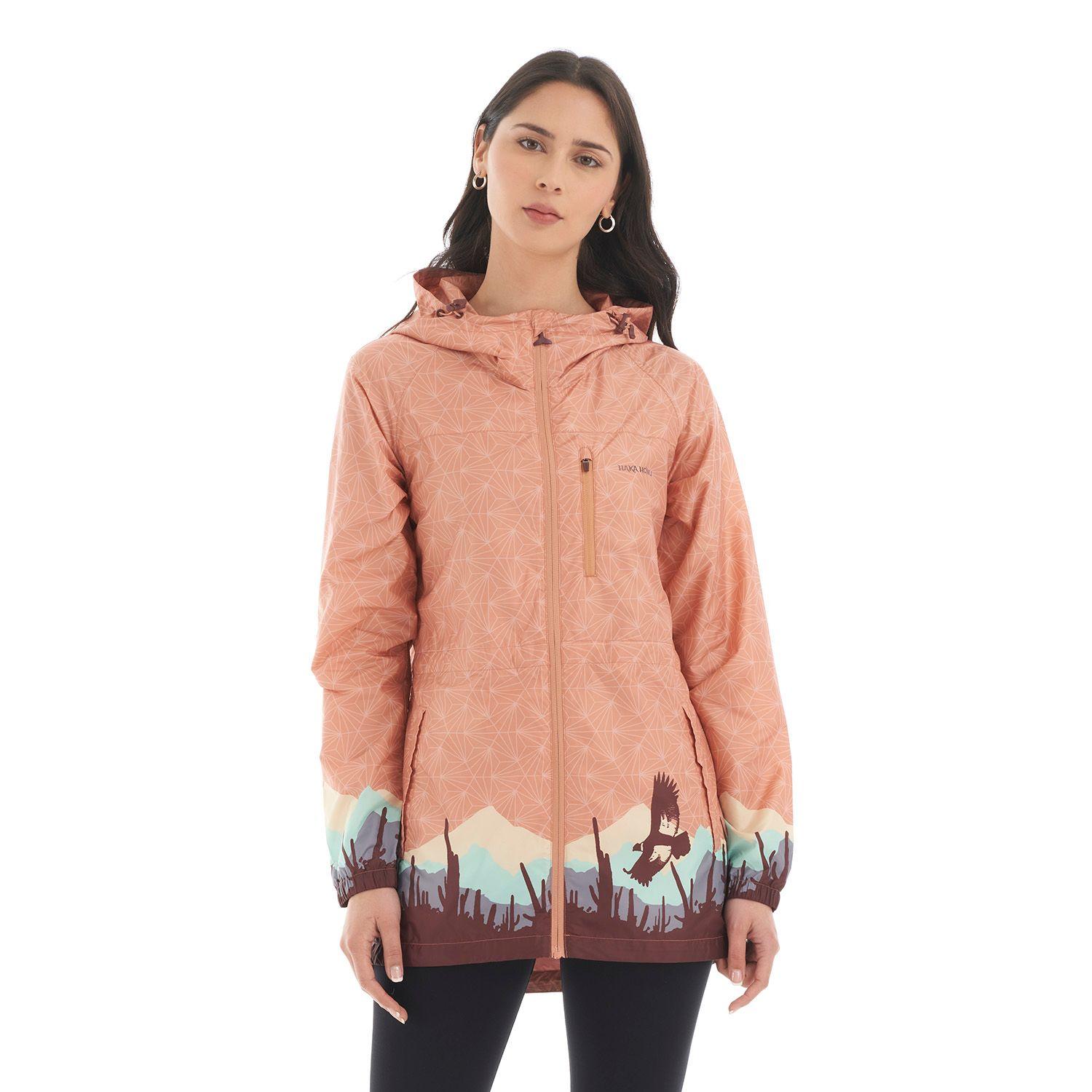 Chaqueta Mujer Aperrao Damasco print Haka Honu-1