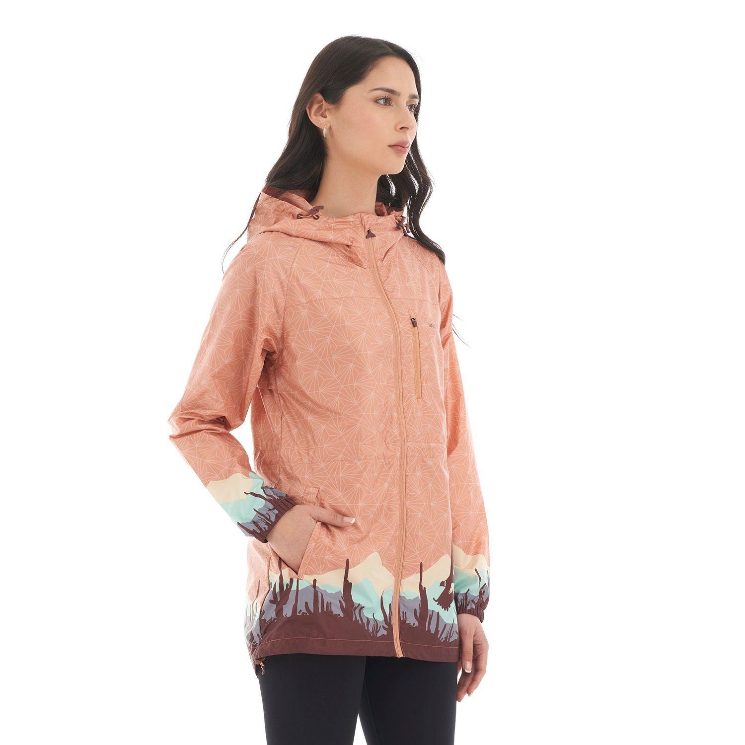 Chaqueta Mujer Aperrao Damasco print Haka Honu-2