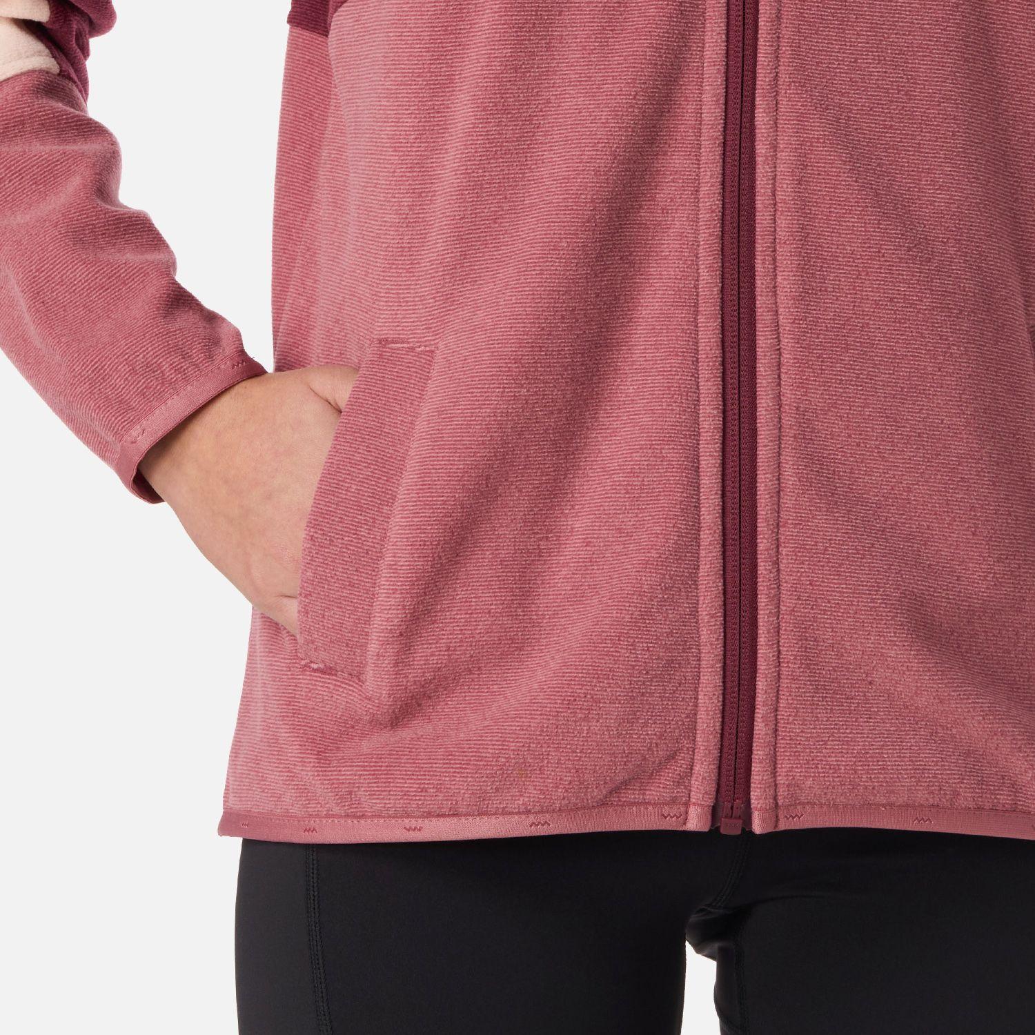Polar Teen Girl Fireplace Full Zip Sweatshirt Rosa Oscuro Lippi V26-3