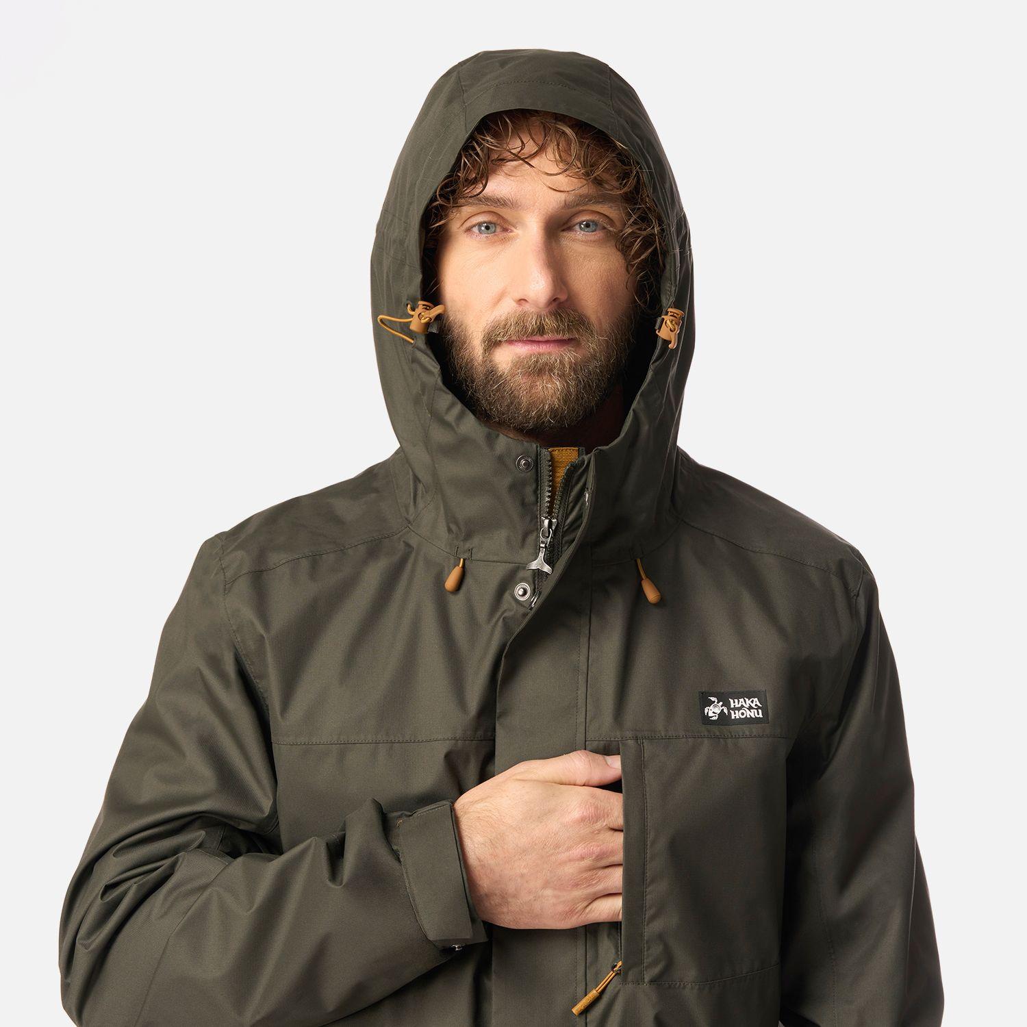 Chaqueta Hombre Kauai Verde Militar Haka Honu I26-3