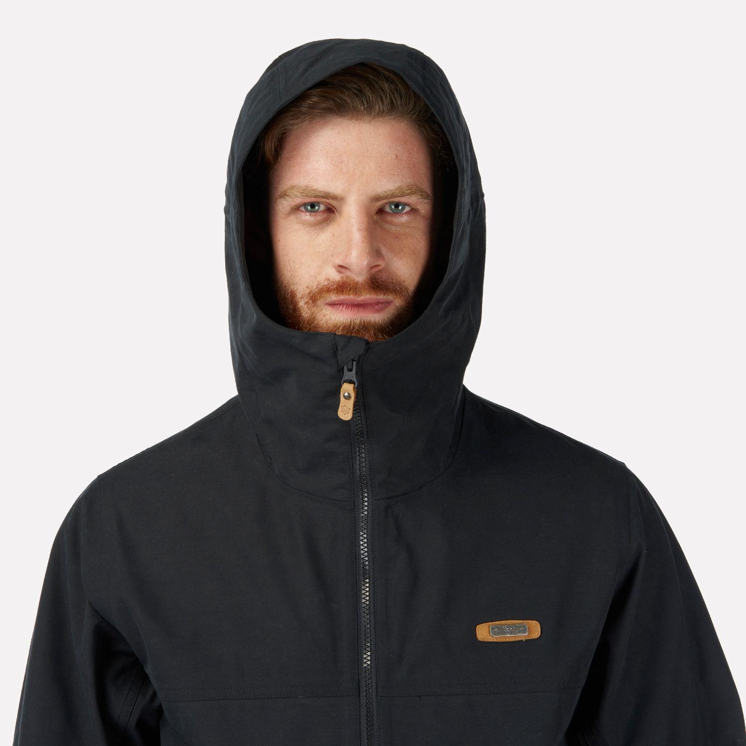 Chaqueta Hombre Citizen Cotton B-Dry Hoody Jacket Negro Lippi-3