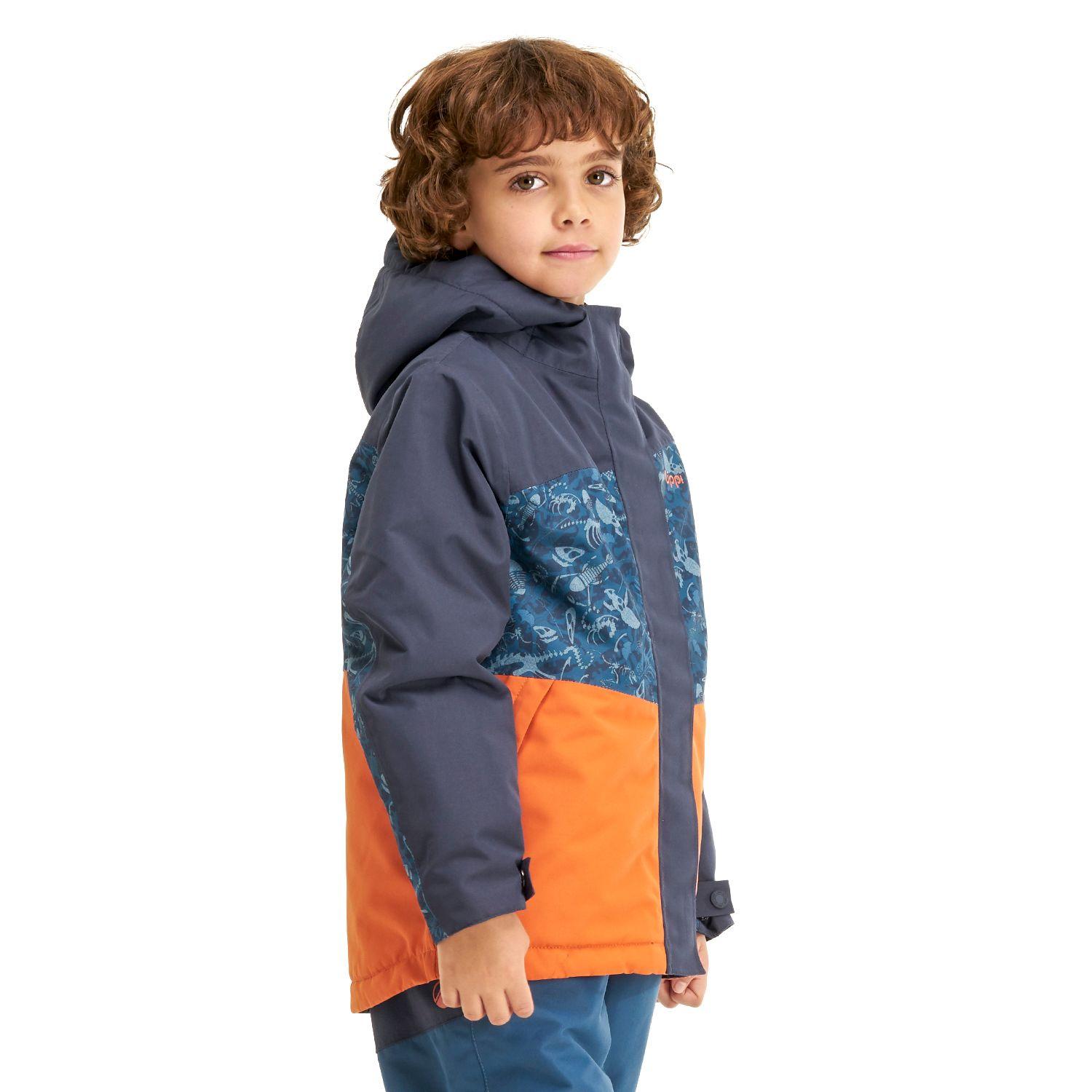 Chaqueta Niño Andes Snow B-Dry Hoody Jacket Azul Marino / Print Azul Marino Lippi-2