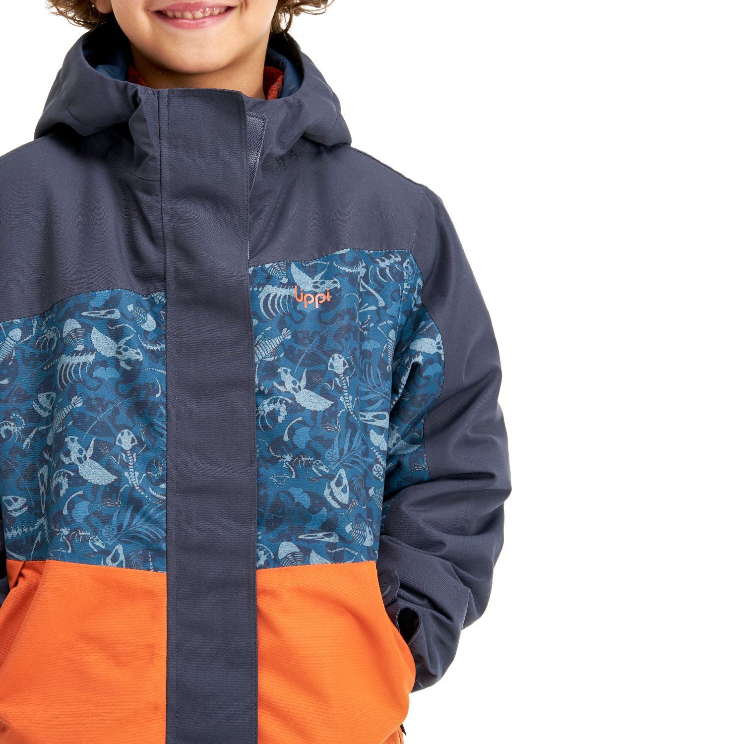 Chaqueta Niño Andes Snow B-Dry Hoody Jacket Azul Marino / Print Azul Marino Lippi-4