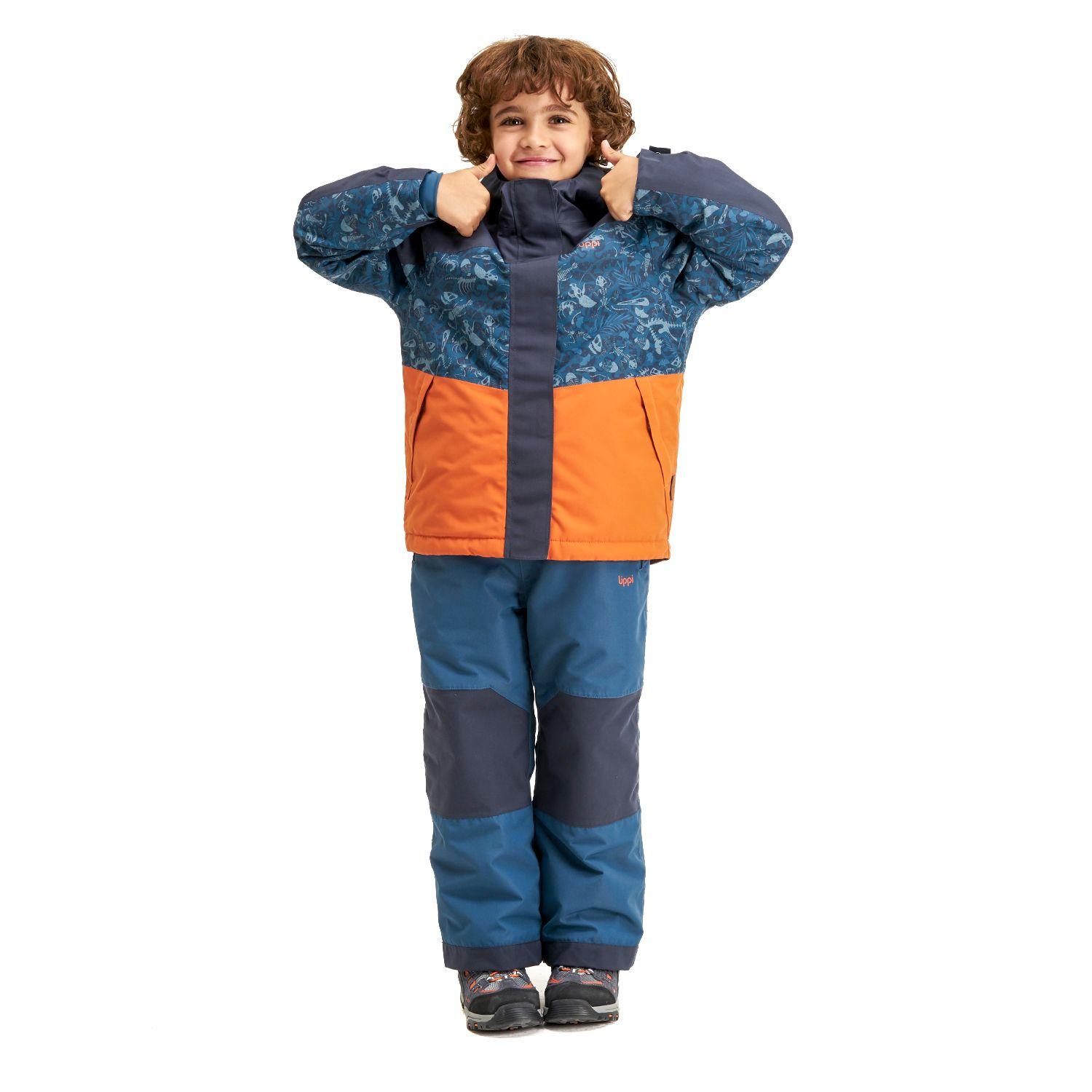 Chaqueta Niño Andes Snow B-Dry Hoody Jacket Azul Marino / Print Azul Marino Lippi-6