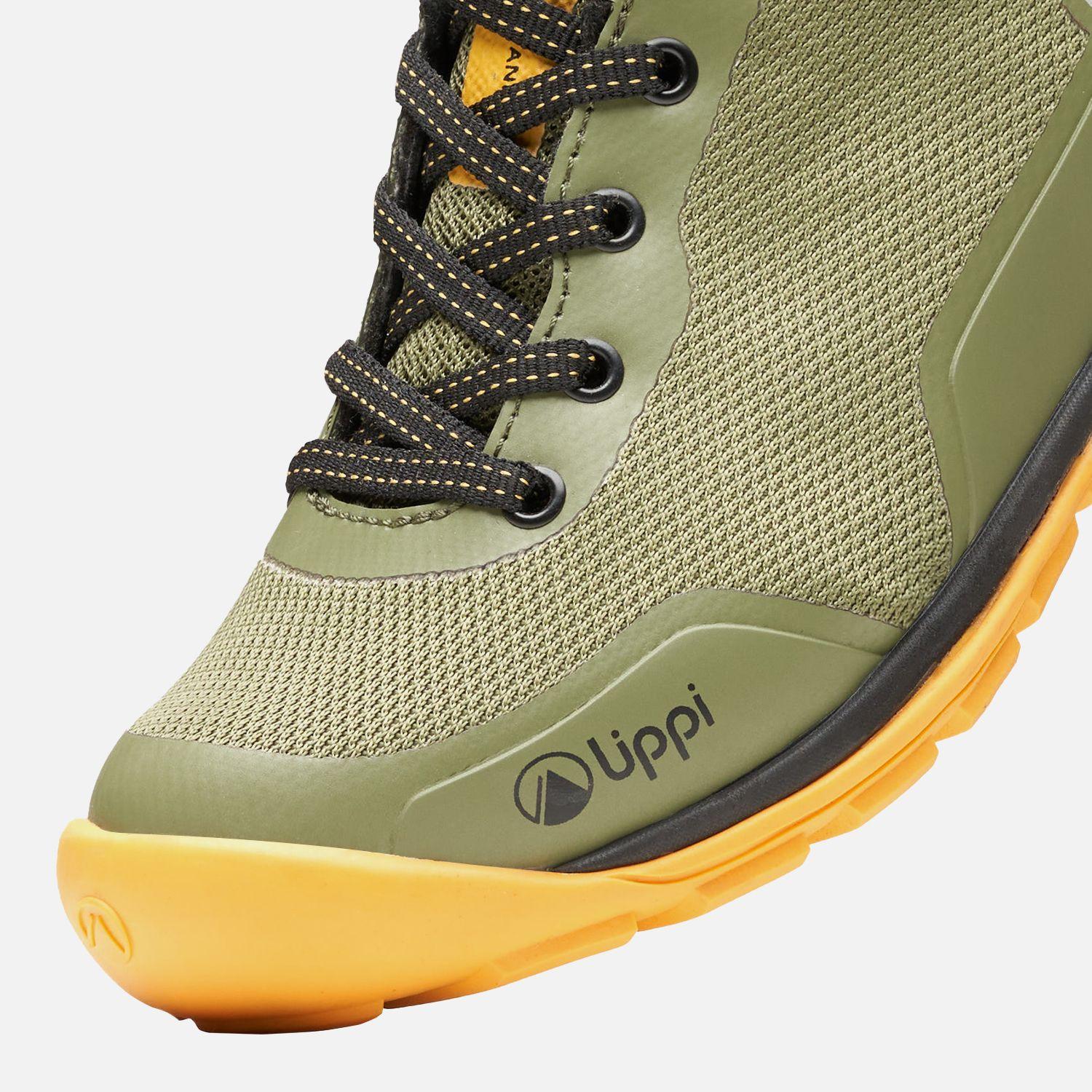 Zapatilla Niño  Intense Hike Kids Low Verde Mostaza Lippi-6