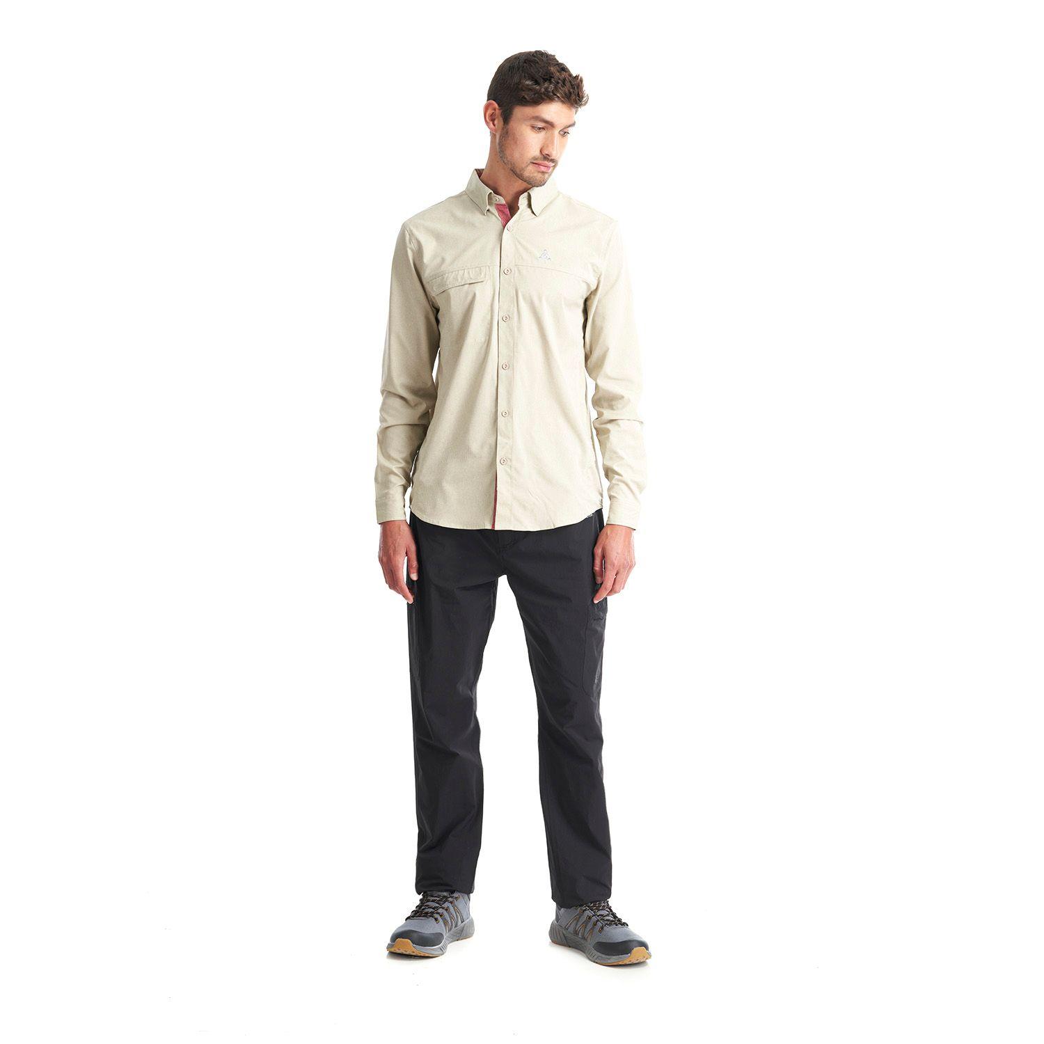 Polera Hombre Petricor Crudo Geography-5