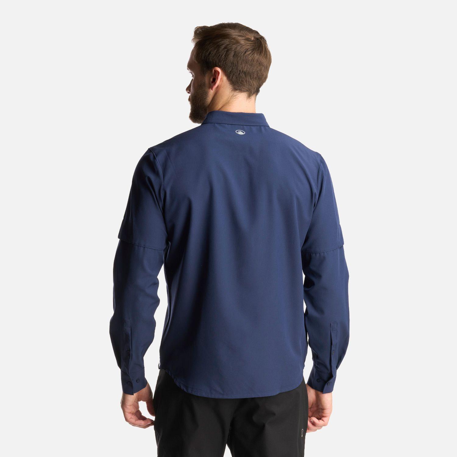 Camisa Hombre Murallon Q-Dry Shirt Azul Marino Lippi-4