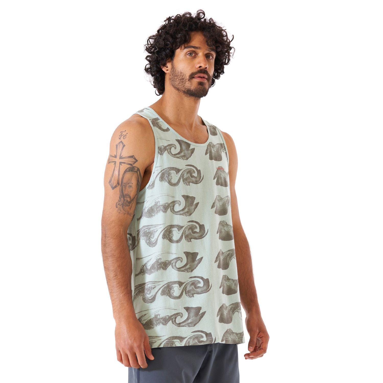 Polera Hombre Free Solo Verde Haka Honu-2