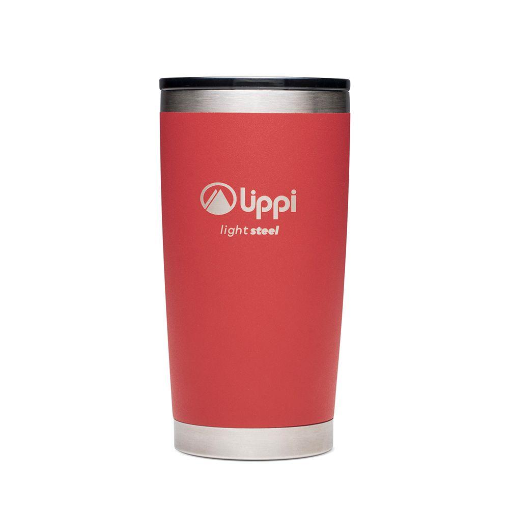 Botella Unisex Light Steel Tumbler 600 ML Rojo Lippi-0