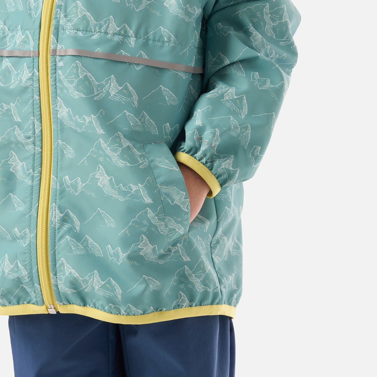 Chaqueta Niño Nightfall Windbreaker Hoody Jacket Print Turquesa V26-4