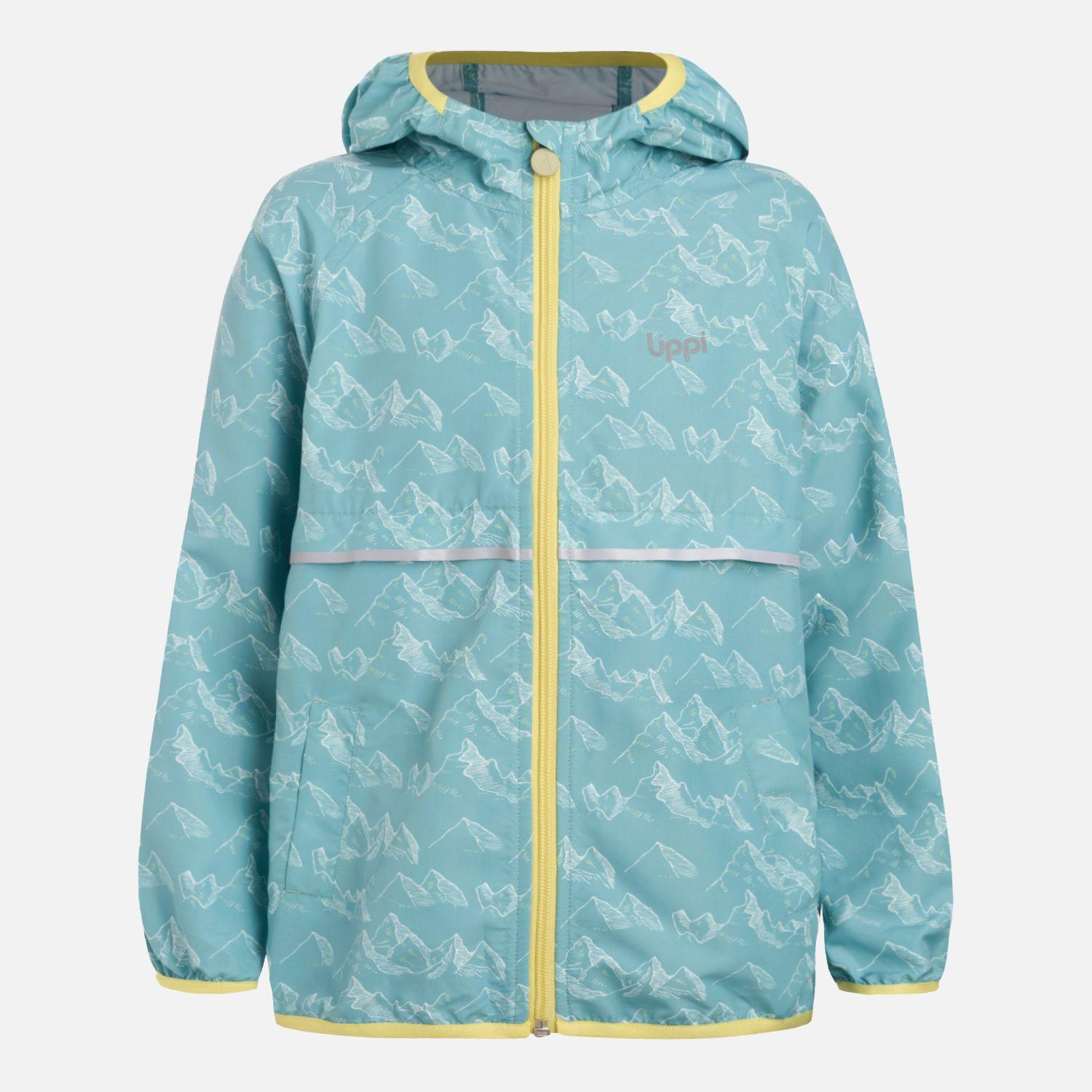 Chaqueta Niño Nightfall Windbreaker Hoody Jacket Print Turquesa V26-6