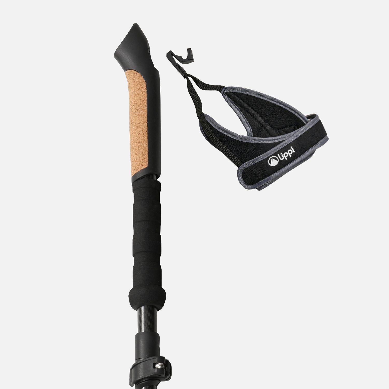 Baston Unisex Vulcano Carbon Pole Negro Lippi-2
