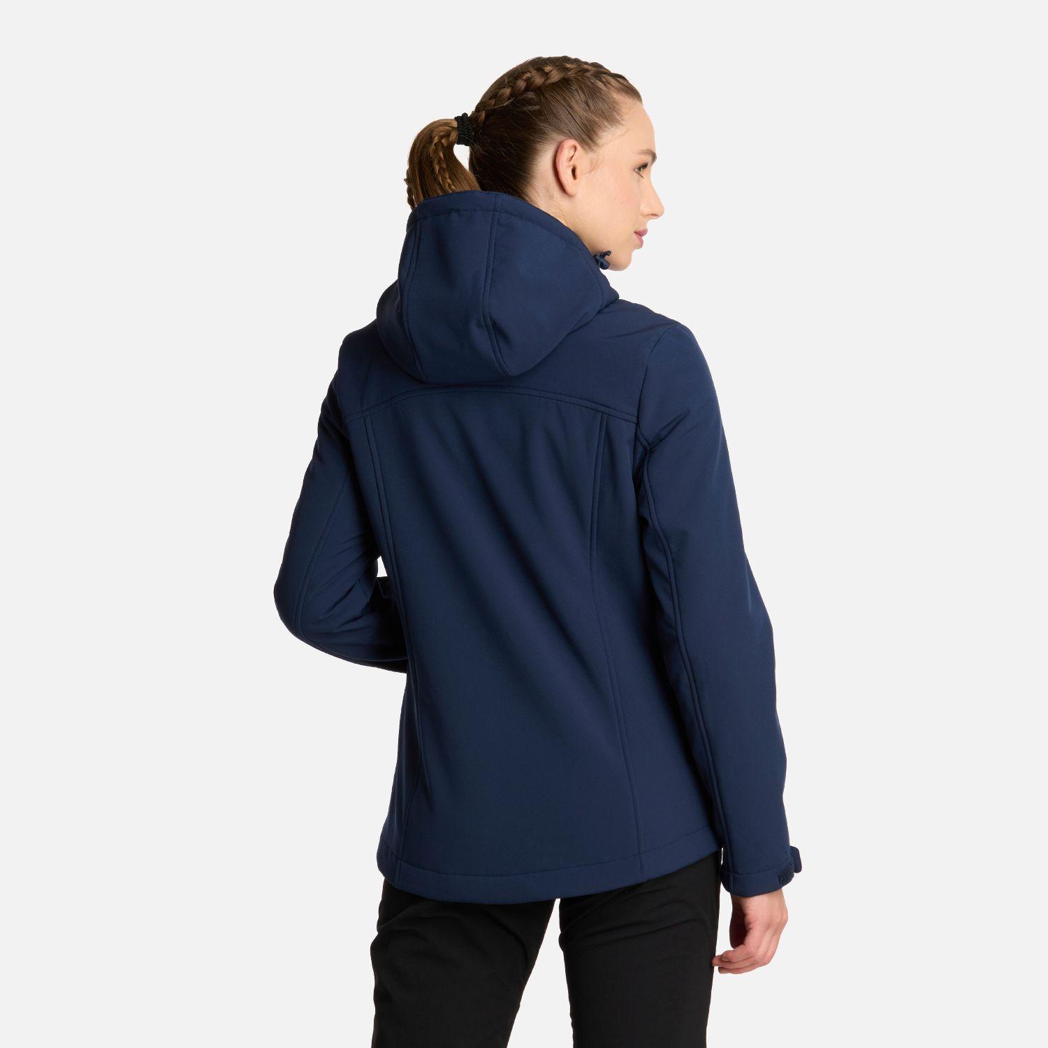 Chaqueta Mujer Macaya Softshell Hoody Jacket Azul Marino Lippi-2