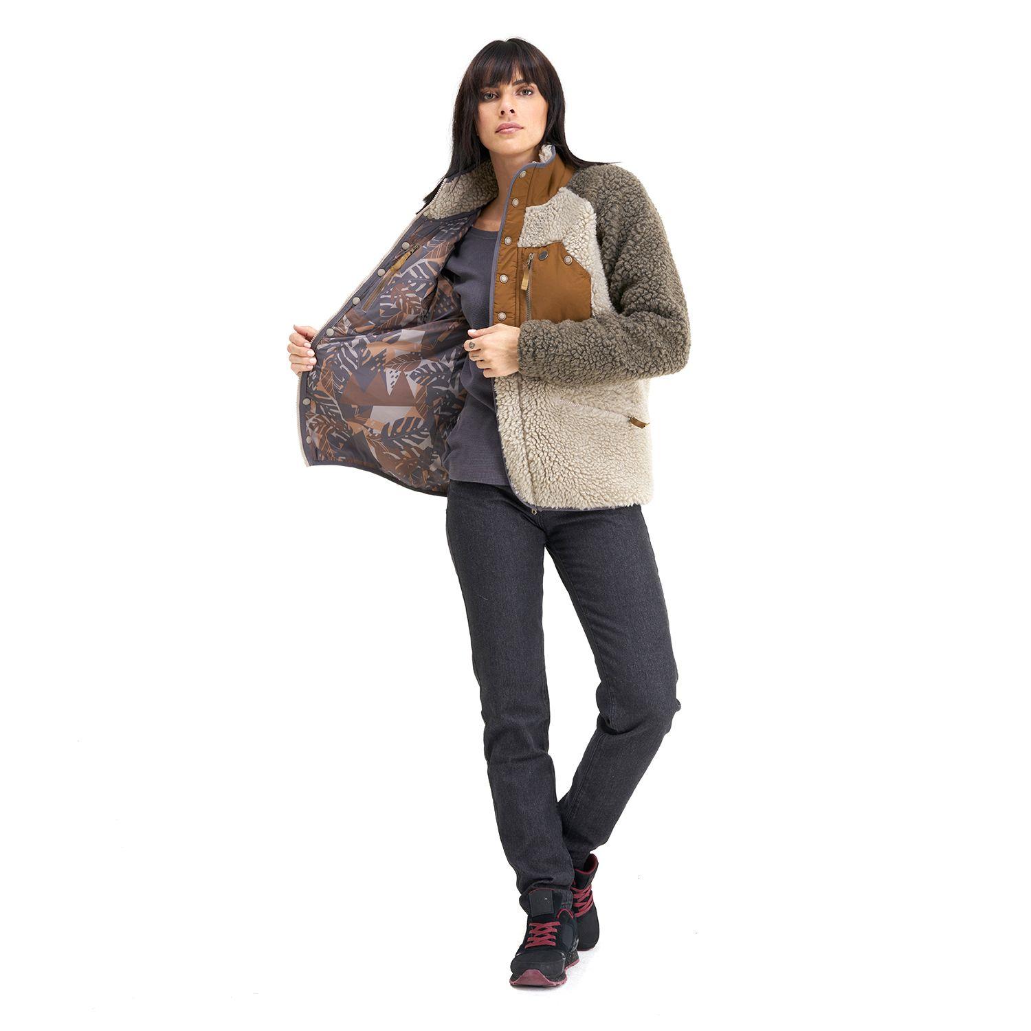 Chaqueta Mujer Zip-porrito Crudo Haka Honu I20-6