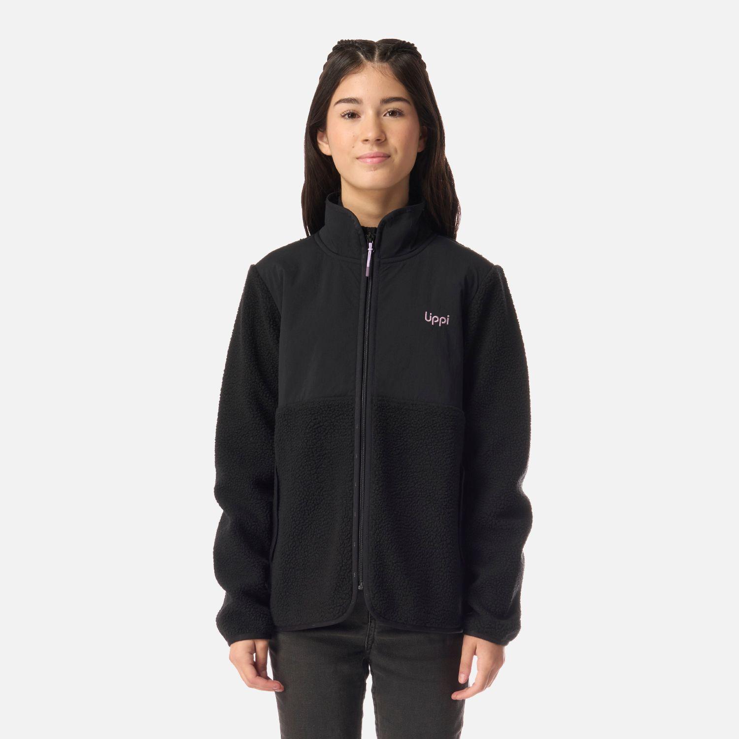 Polar Teen Girl Glaciar Sherpa-Pro Jacket Negro Lippi I26-0