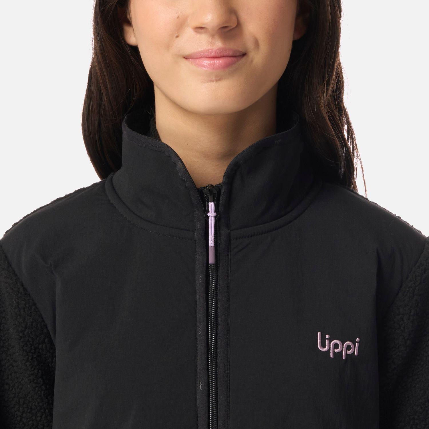 Polar Teen Girl Glaciar Sherpa-Pro Jacket Negro Lippi I26-3