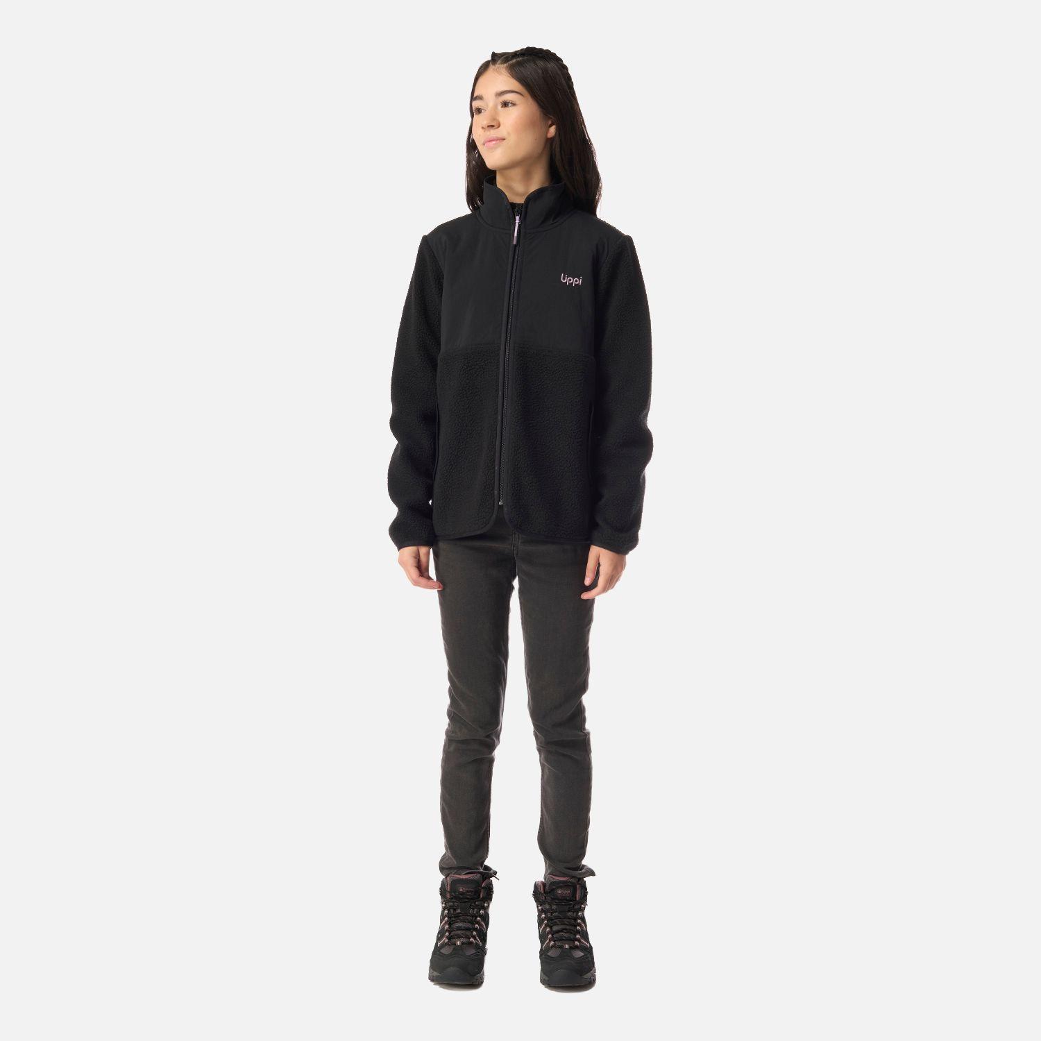 Polar Teen Girl Glaciar Sherpa-Pro Jacket Negro Lippi I26-5