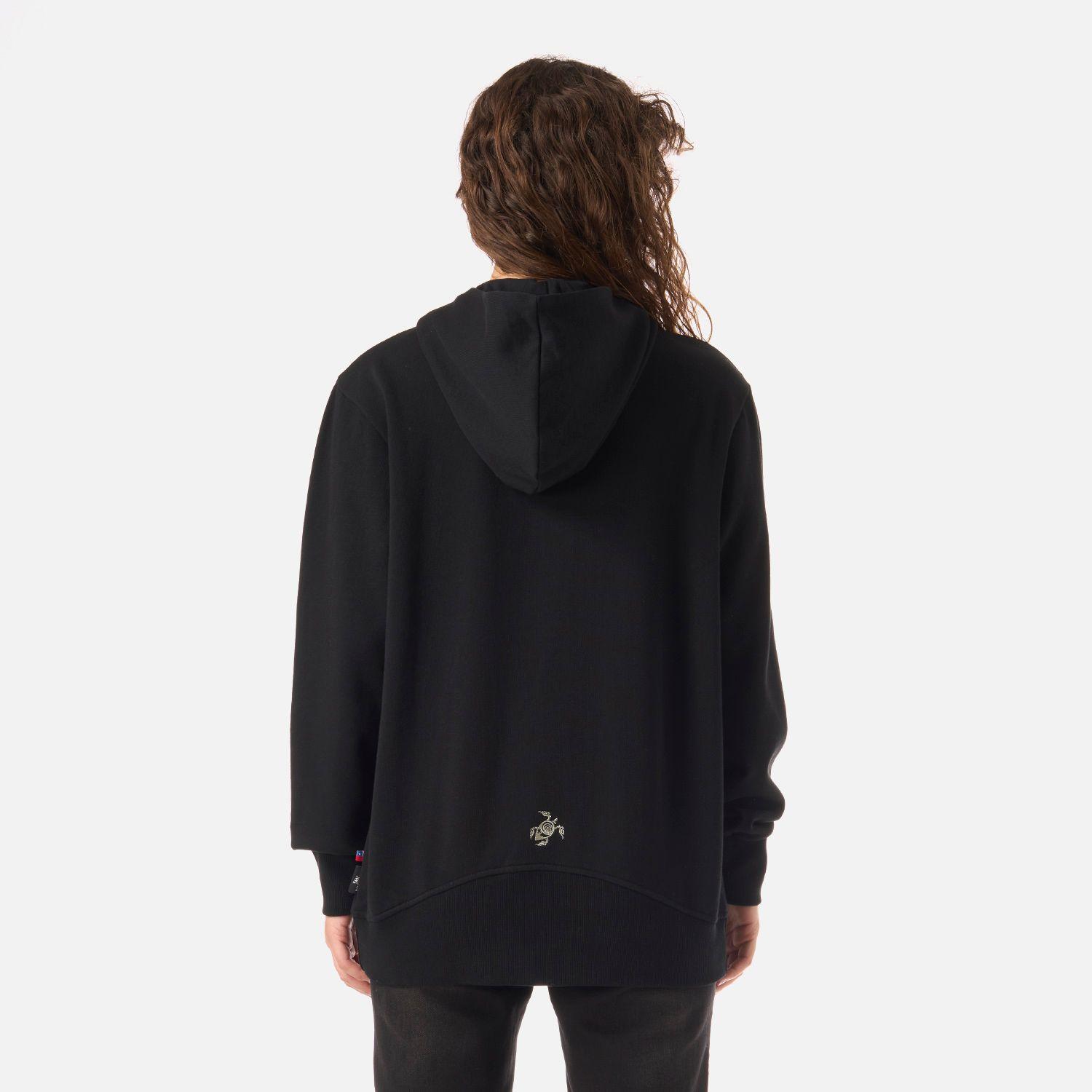 Polerón Mujer Motomami Full Zip Negro Haka Honu V26-2