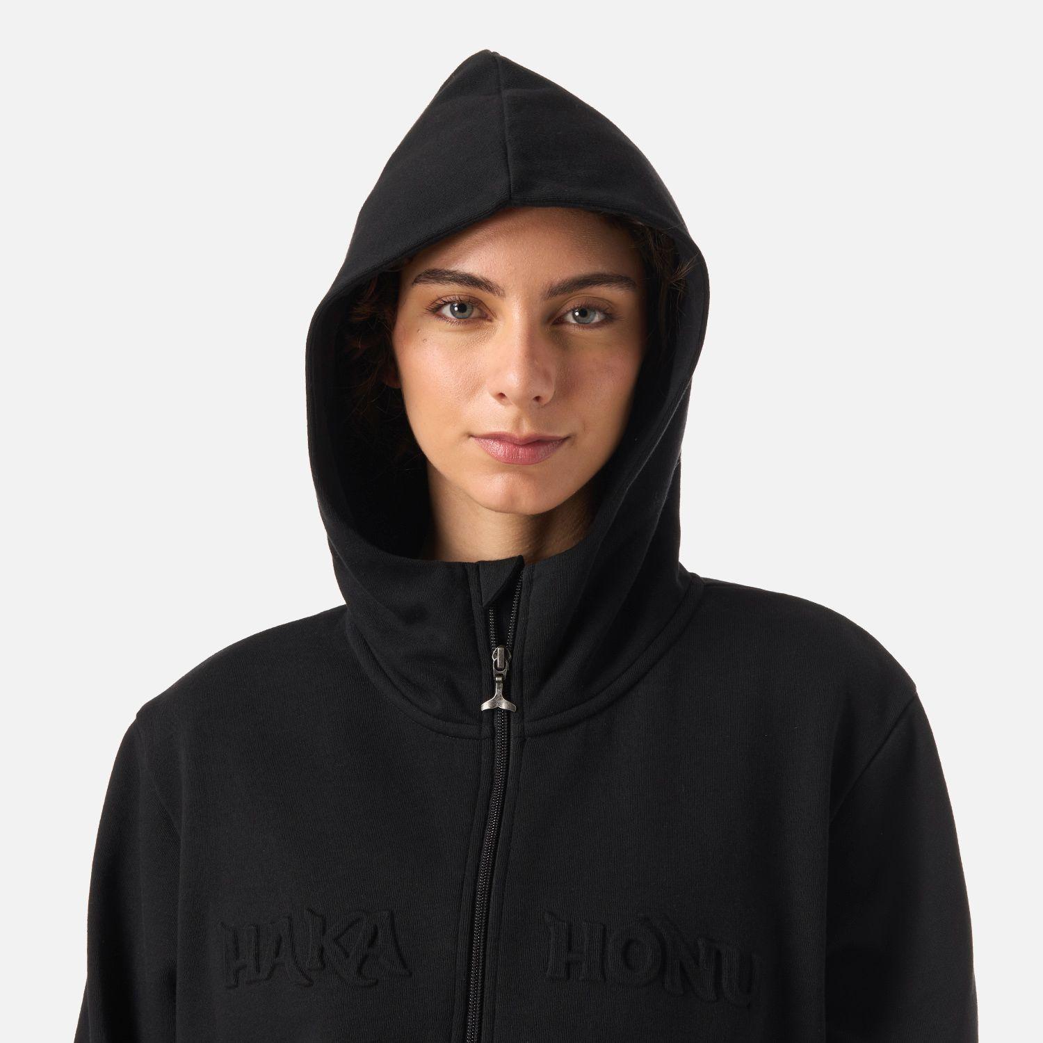 Polerón Mujer Motomami Full Zip Negro Haka Honu V26-3