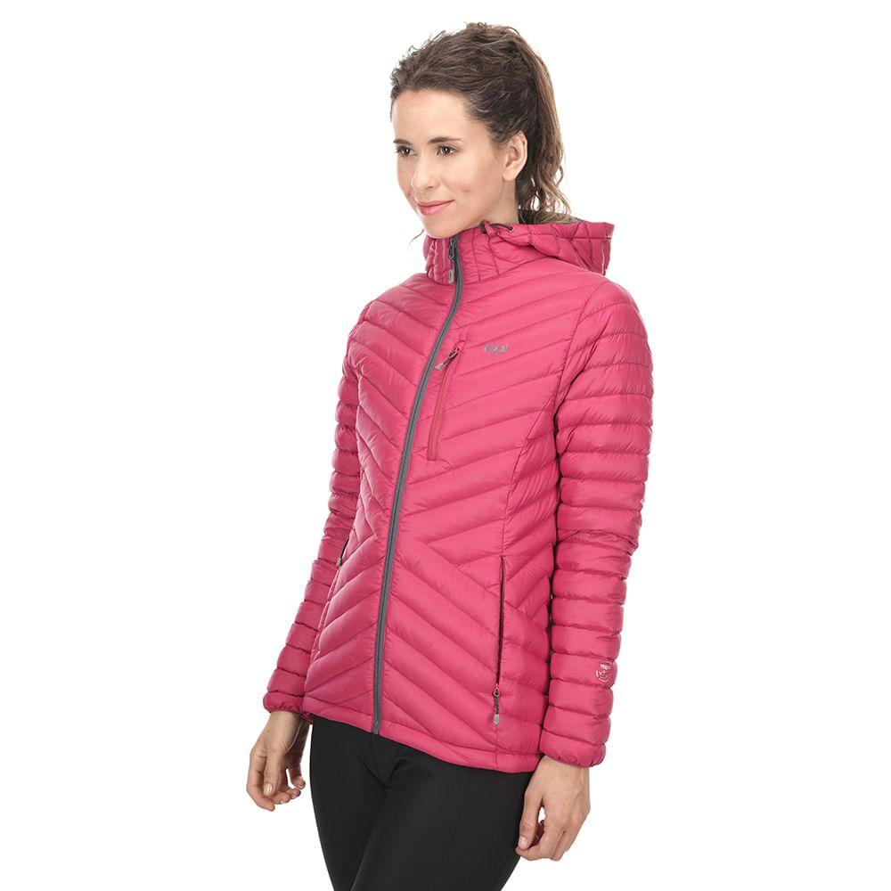 Chaqueta Mujer Bazpur Down Hoody Jacket Frambuesa Lippi-1