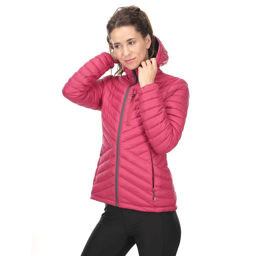 Chaqueta Mujer Bazpur Down Hoody Jacket Frambuesa Lippi-2