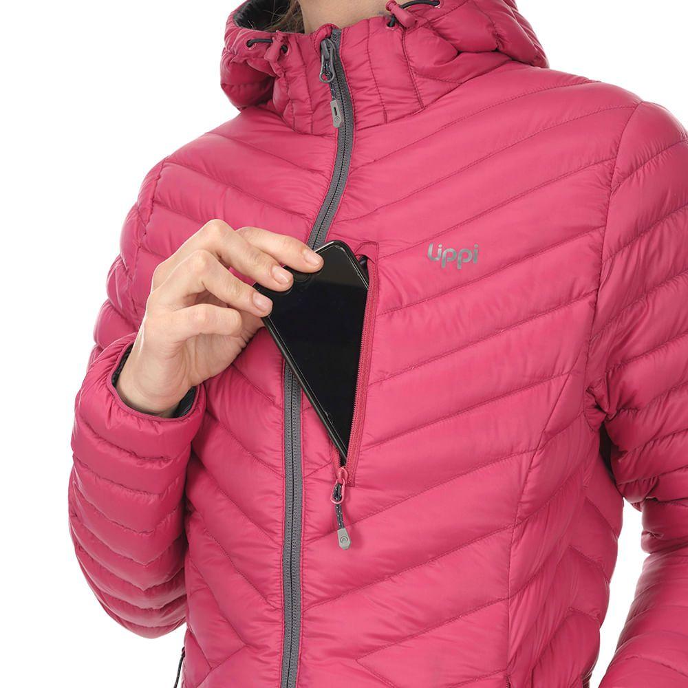 Chaqueta Mujer Bazpur Down Hoody Jacket Frambuesa Lippi-4