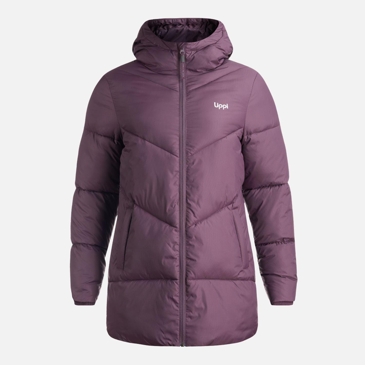 Chaqueta Mujer Long Line Steam Pro Hoody Jacket Morado Oscuro Lippi-0