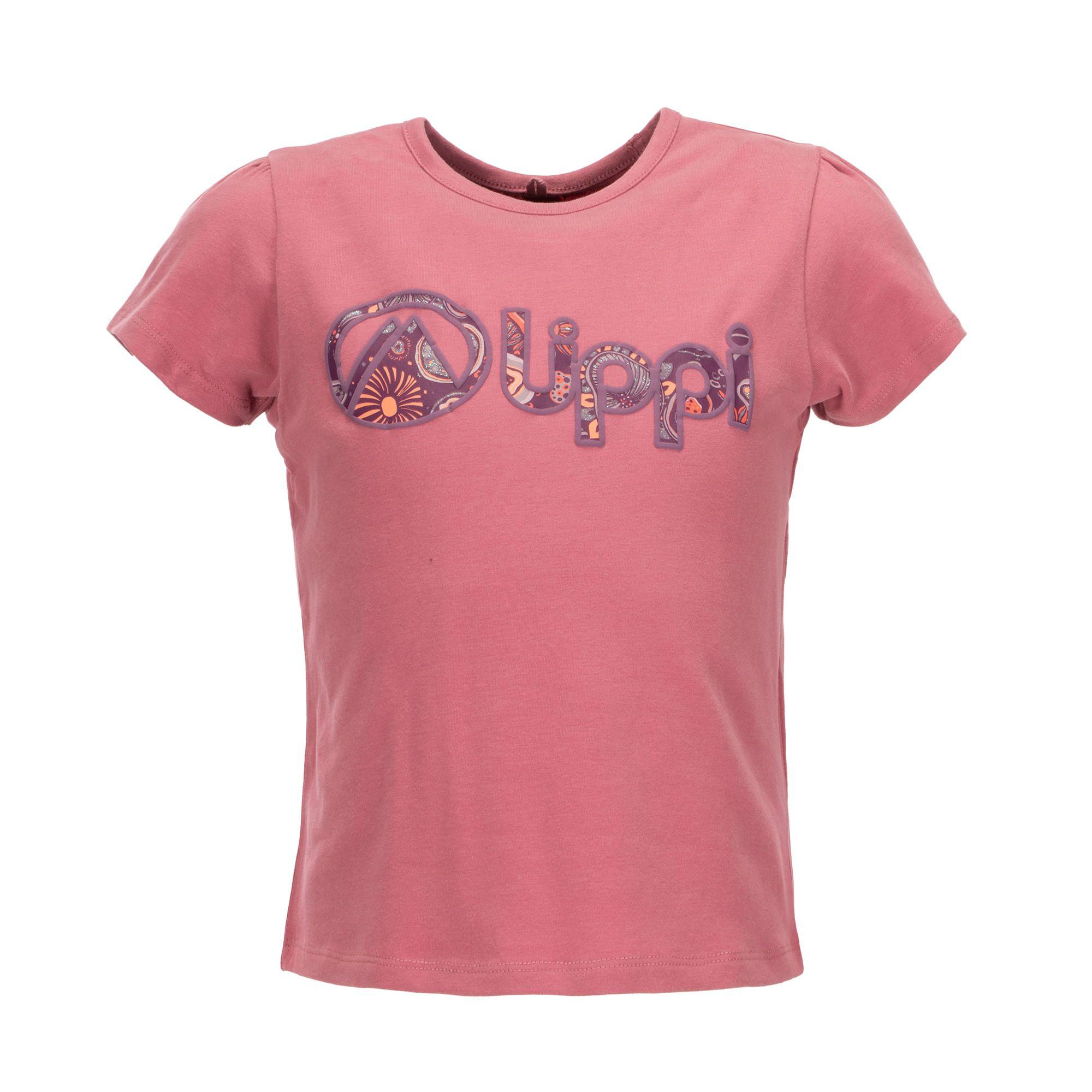Polera Niña Logo Lippi UV-Stop T-Shirt Rosa Lippi-0