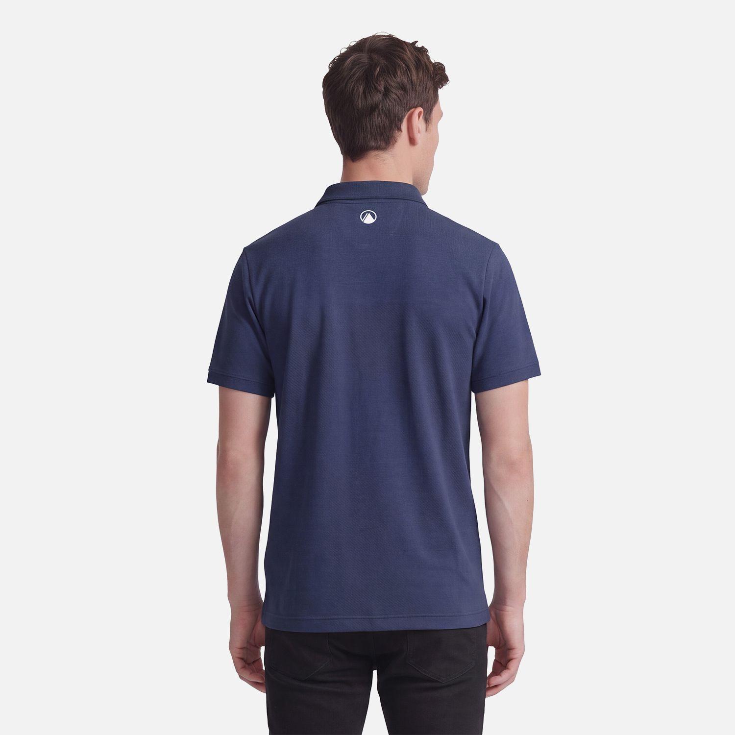 Polera Hombre B-Classic Seamless Polo Azul Oscuro Lippi V27-2