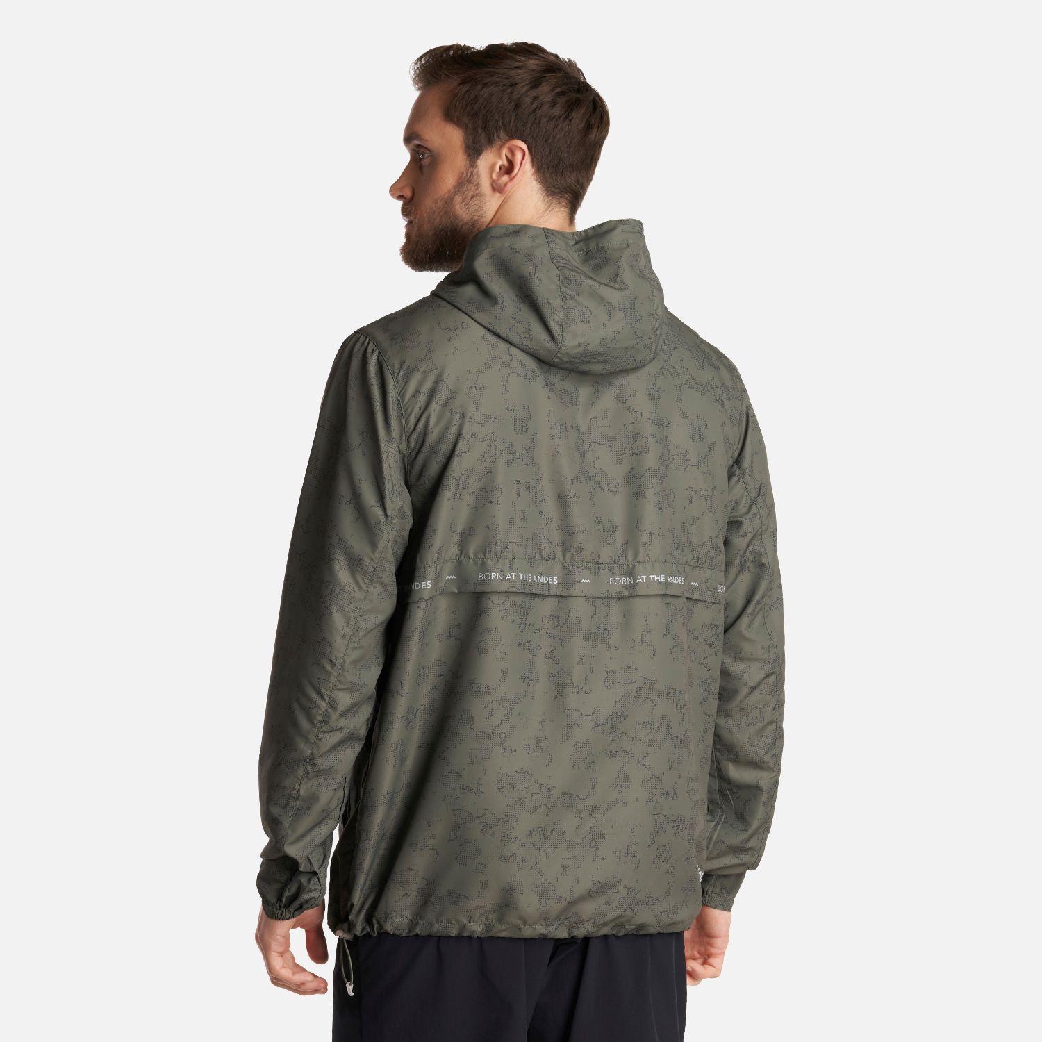 Chaqueta Hombre Nightfall WindBreaker Hoody Jacket Print Verde Musgo Lippi-3