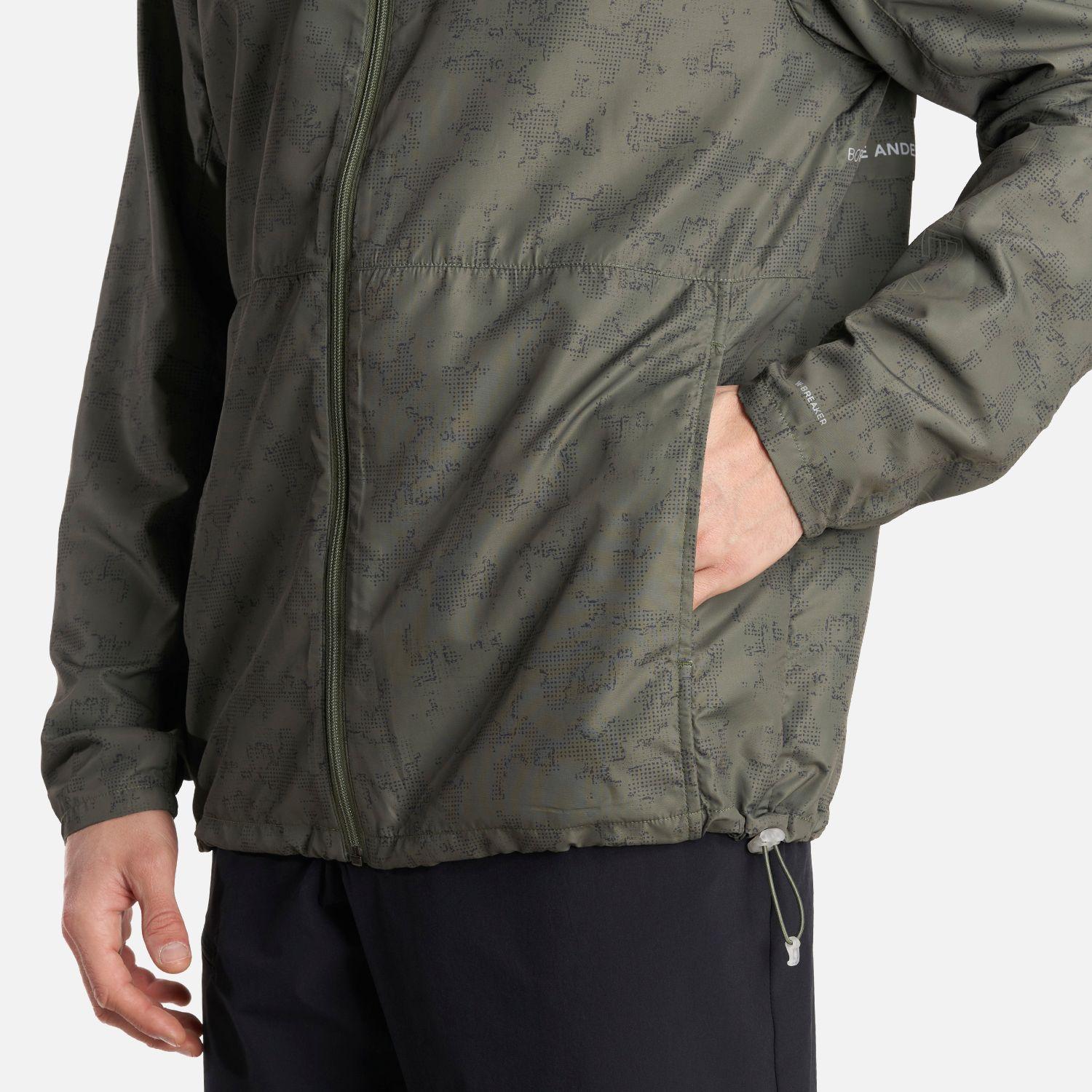 Chaqueta Hombre Nightfall WindBreaker Hoody Jacket Print Verde Musgo Lippi-5