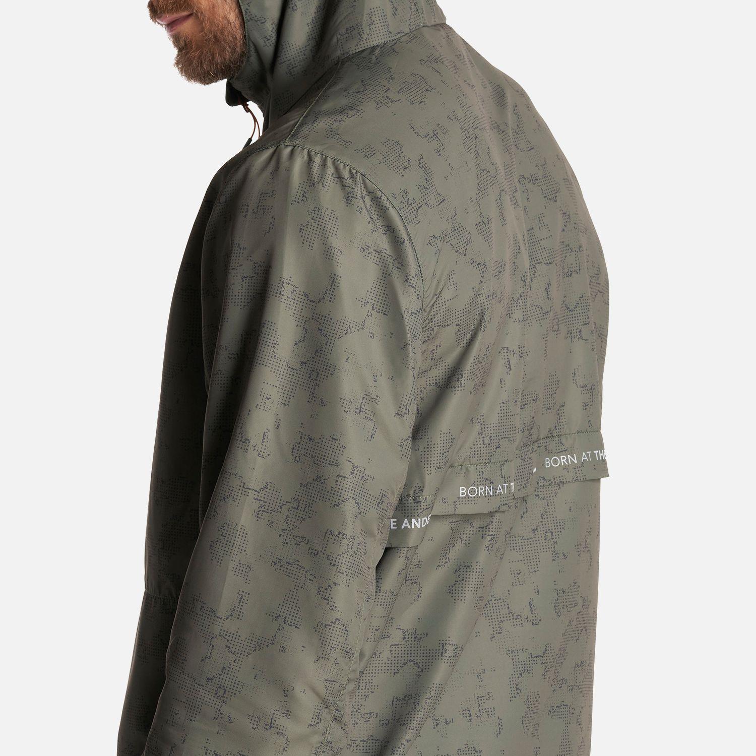 Chaqueta Hombre Nightfall WindBreaker Hoody Jacket Print Verde Musgo Lippi-7