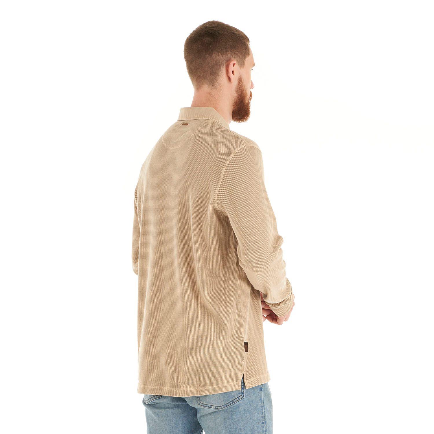 Polera Hombre Simetria Hippie Beige Haka Honu-4