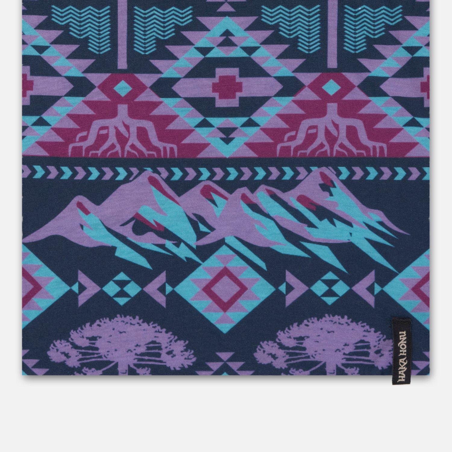 Bandana Araucaria Print Morado Haka Honu I25-2