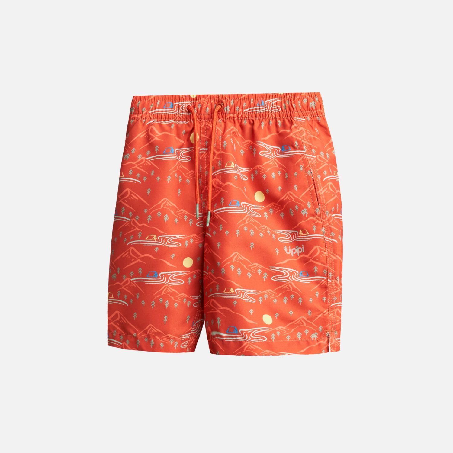 Traje de Baño Niño Beluga Swimwear Naranjo Oscuro Lippi-0