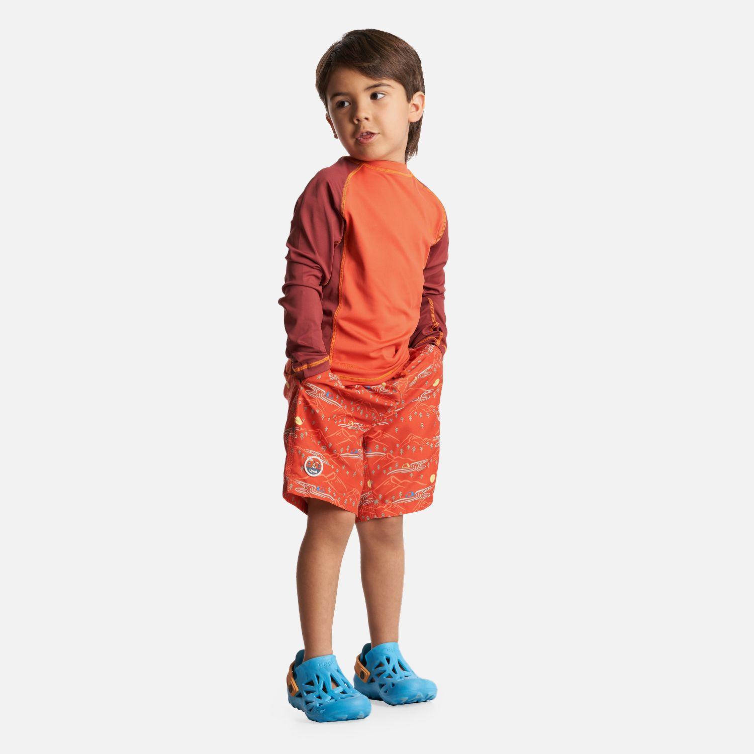 Traje de Baño Niño Beluga Swimwear Naranjo Oscuro Lippi-4