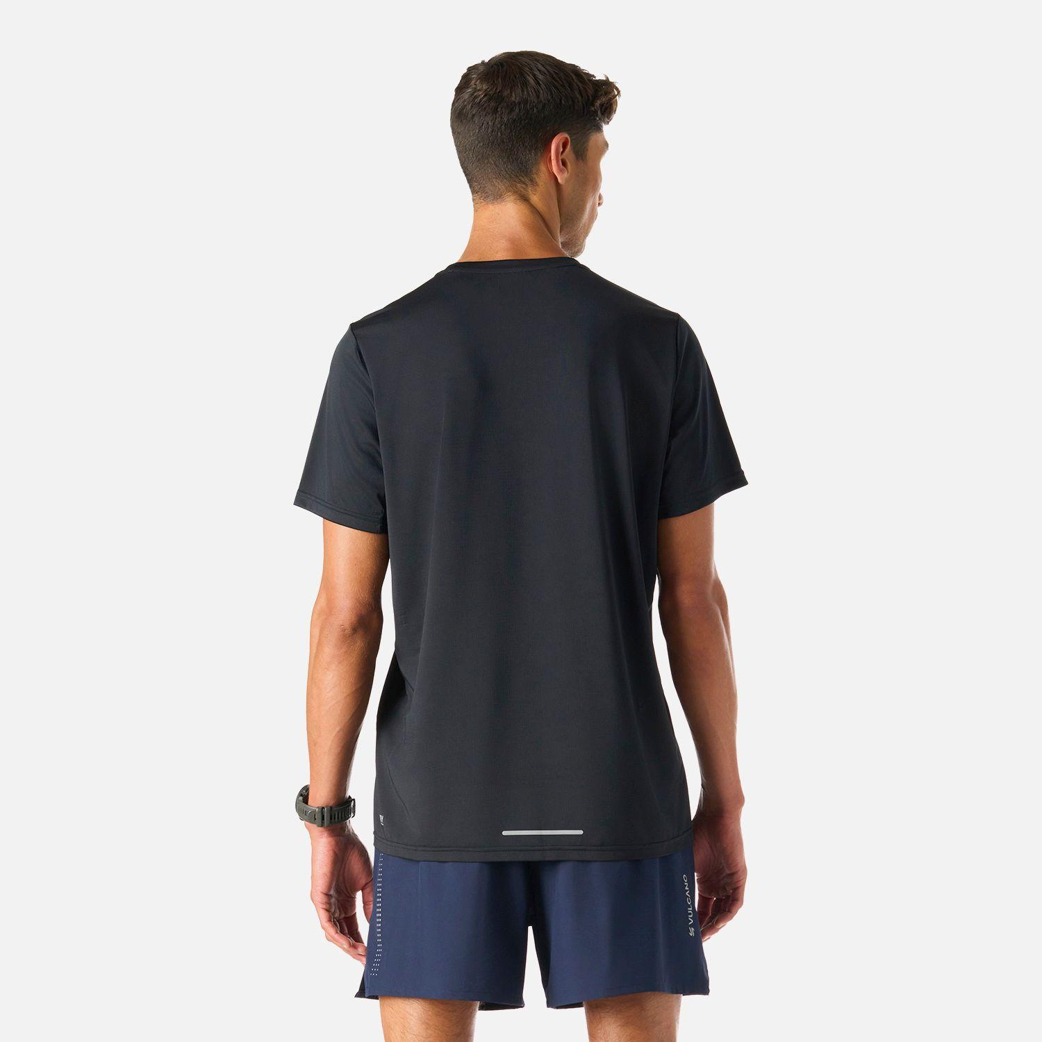 Polera Hombre Tempo Advanced T-Shirt Negro Vulcano-3