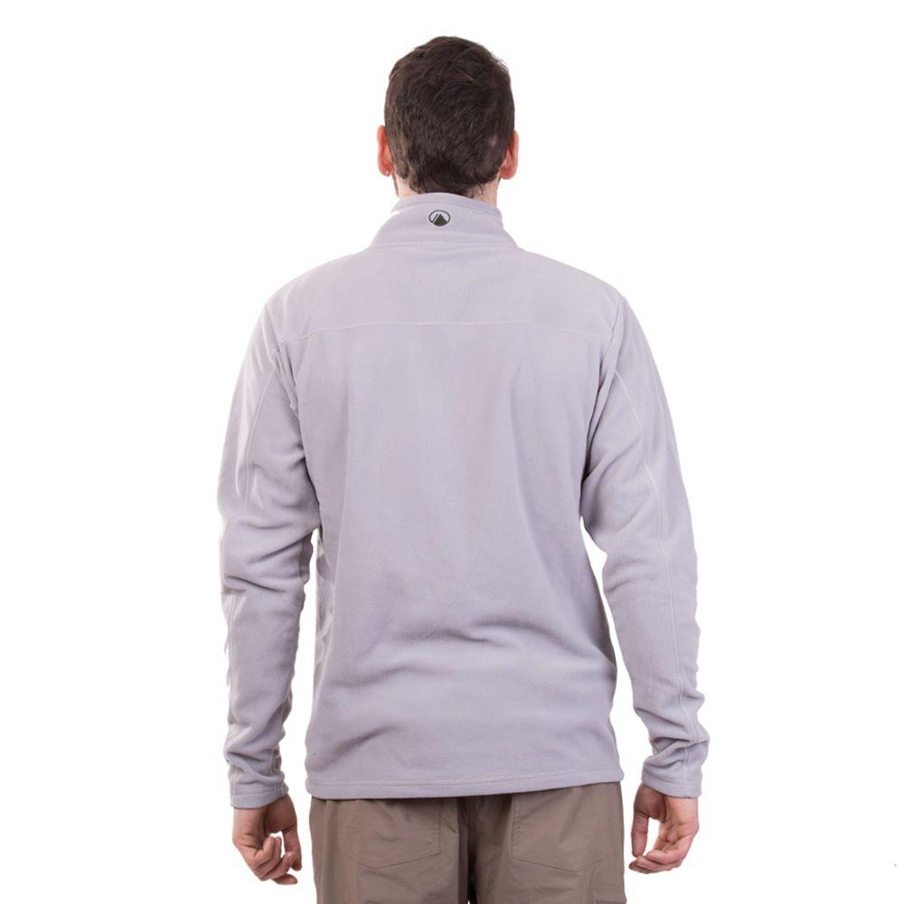 Poleron Hombre Ventus Nano-F 14 Zip Gris Medio Lippi-2