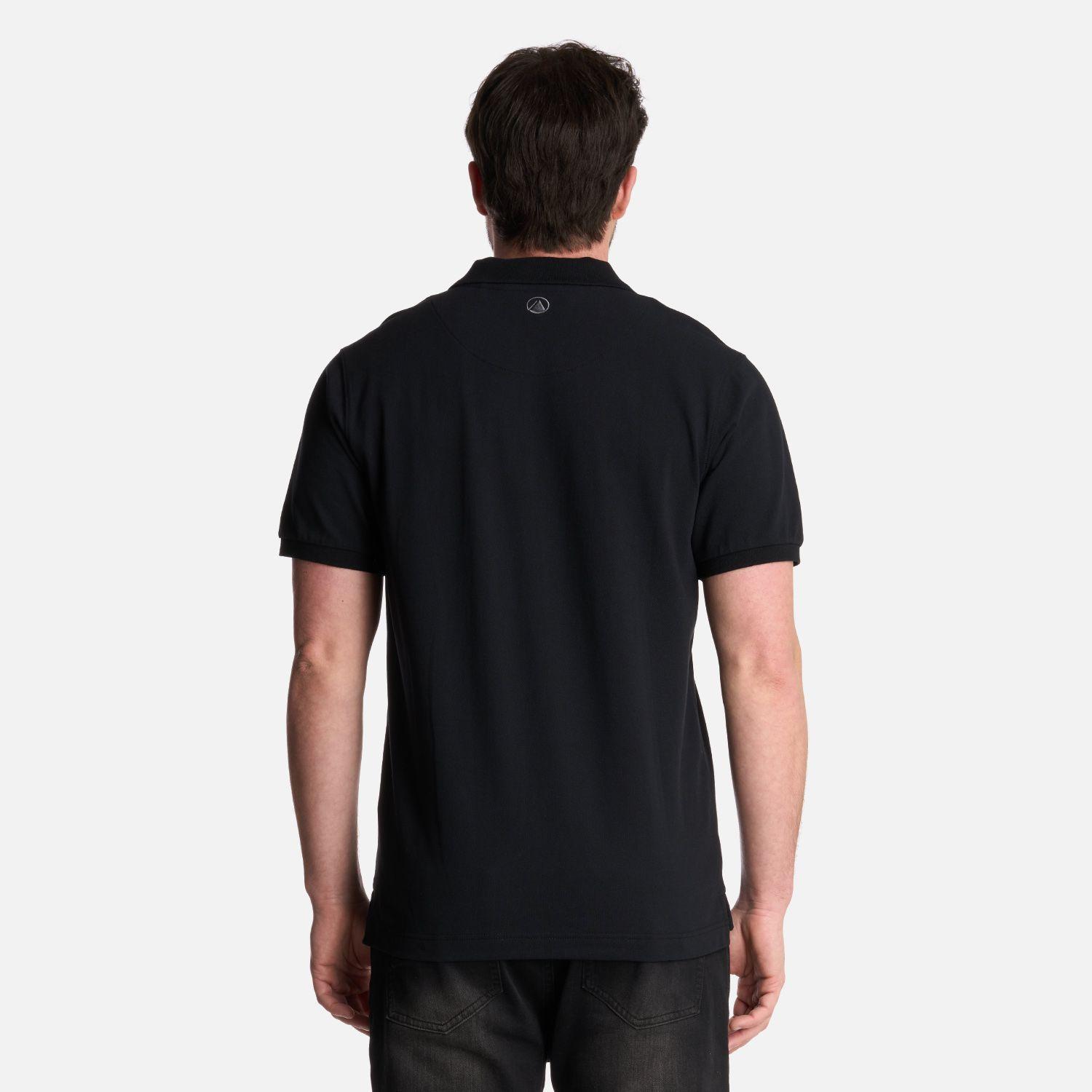 Polera Hombre First Class Elastic Polo Negro Lippi-2