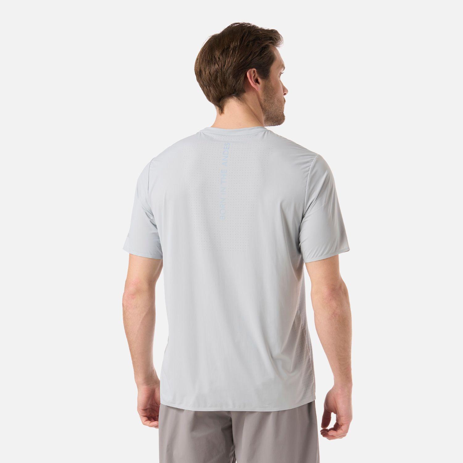 Polera Hombre Air Q-Dry T-Shirt Azul Grisaceo Lippi V26-2