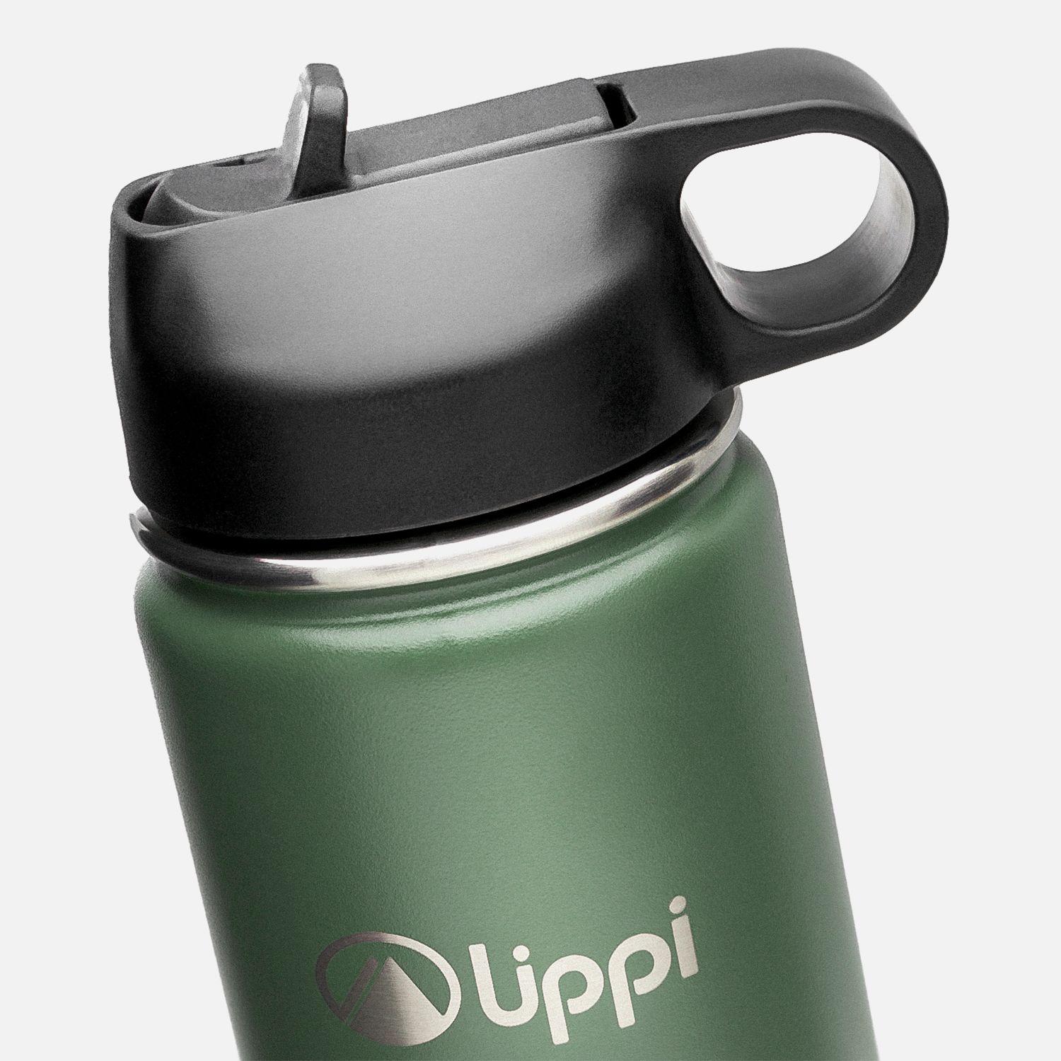 Botella Unisex Light Steel Sport Top Bottle 550 ML Oliva  Lippi-1