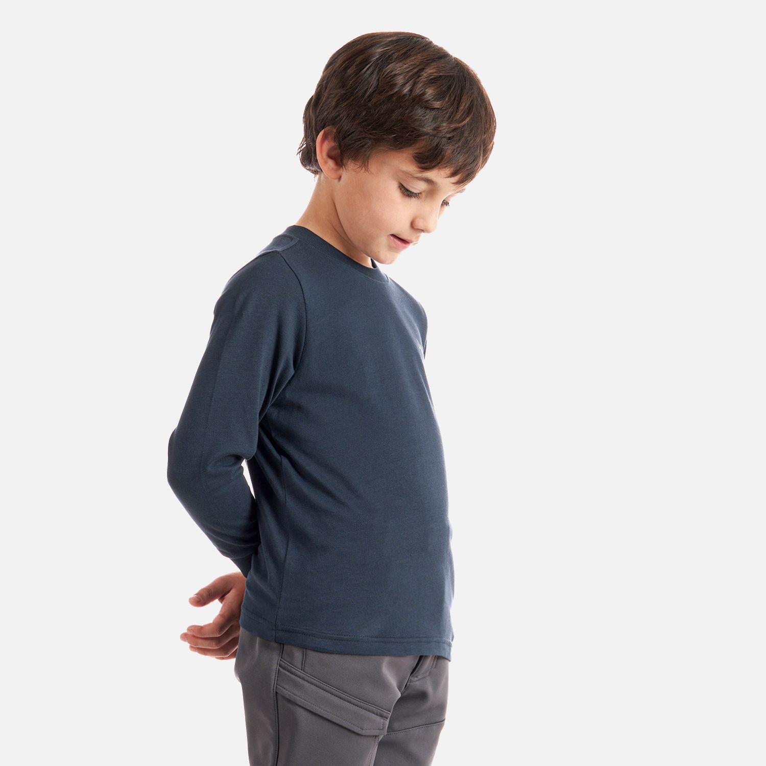 Polera Niño Aquatic Long Sleeve T-Shirt Azul Marino Lippi-2