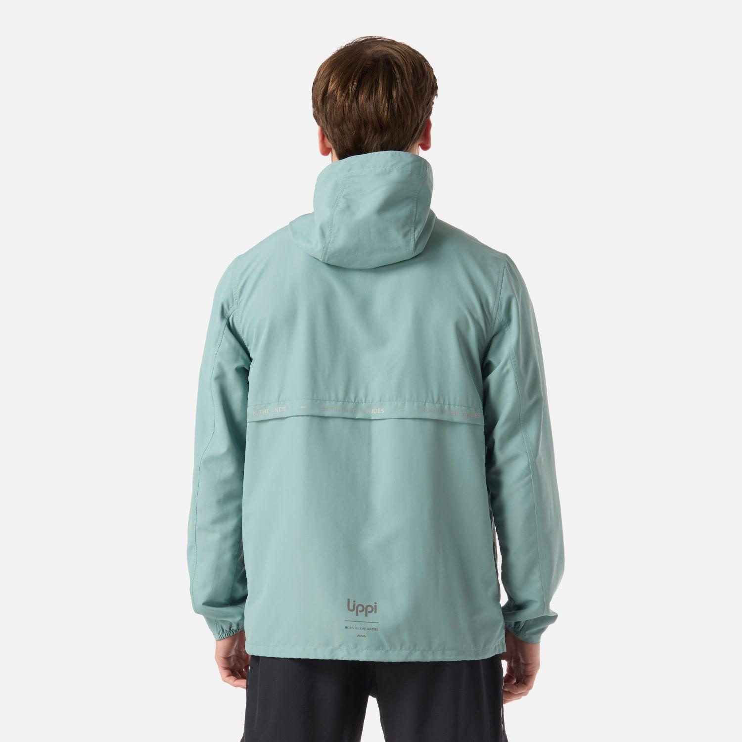 Chaqueta Hombre Nightfall WindBreaker Hoody Jacket Turquesa Lippi V26-2