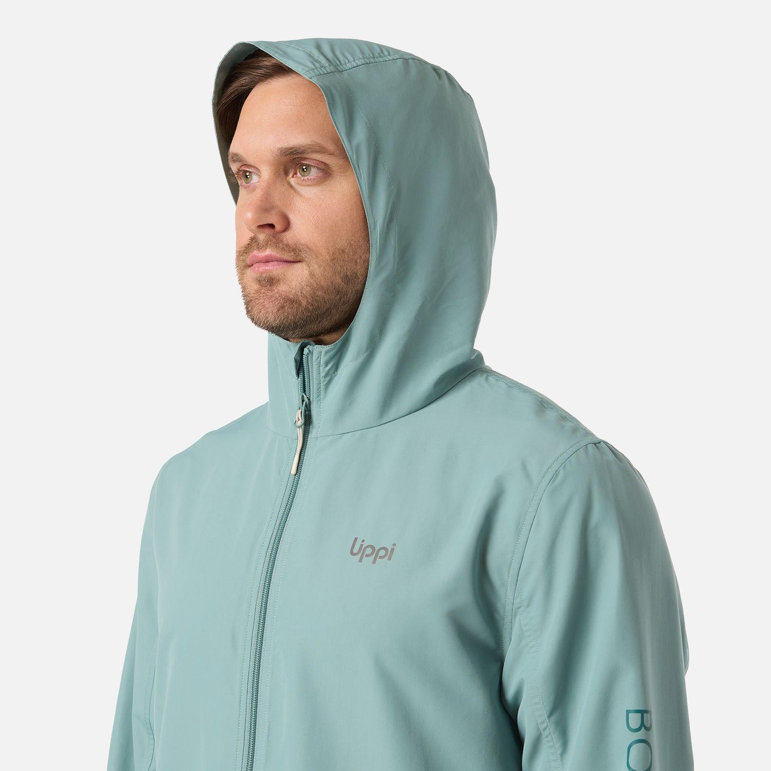 Chaqueta Hombre Nightfall WindBreaker Hoody Jacket Turquesa Lippi V26-3