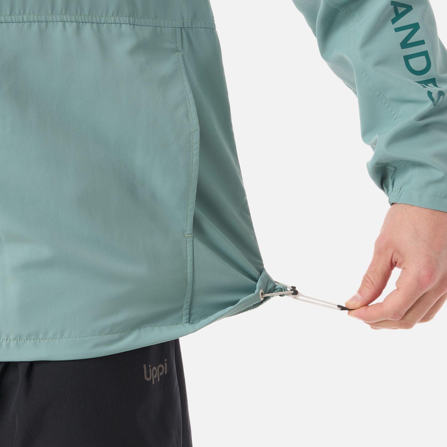 Chaqueta Hombre Nightfall WindBreaker Hoody Jacket Turquesa Lippi V26-5