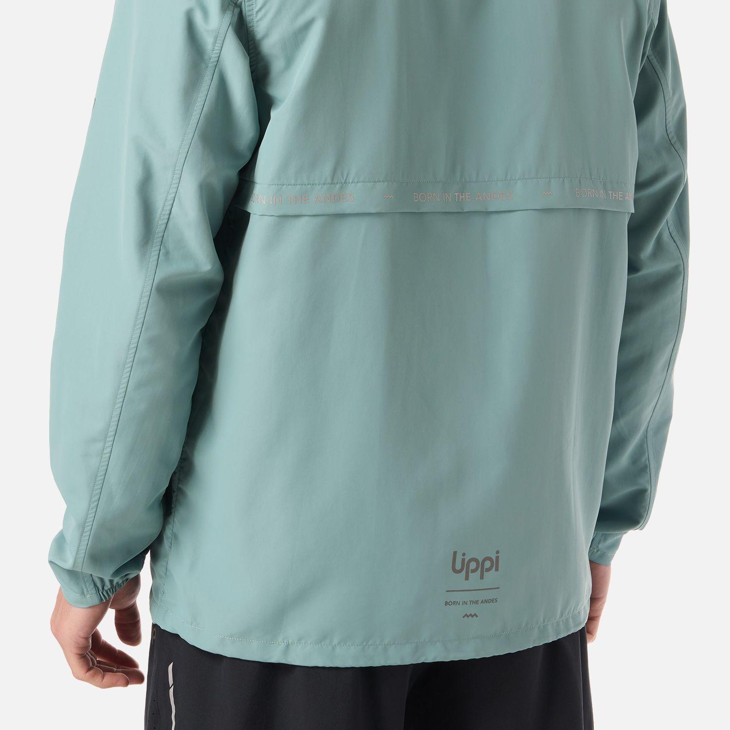 Chaqueta Hombre Nightfall WindBreaker Hoody Jacket Turquesa Lippi V26-6