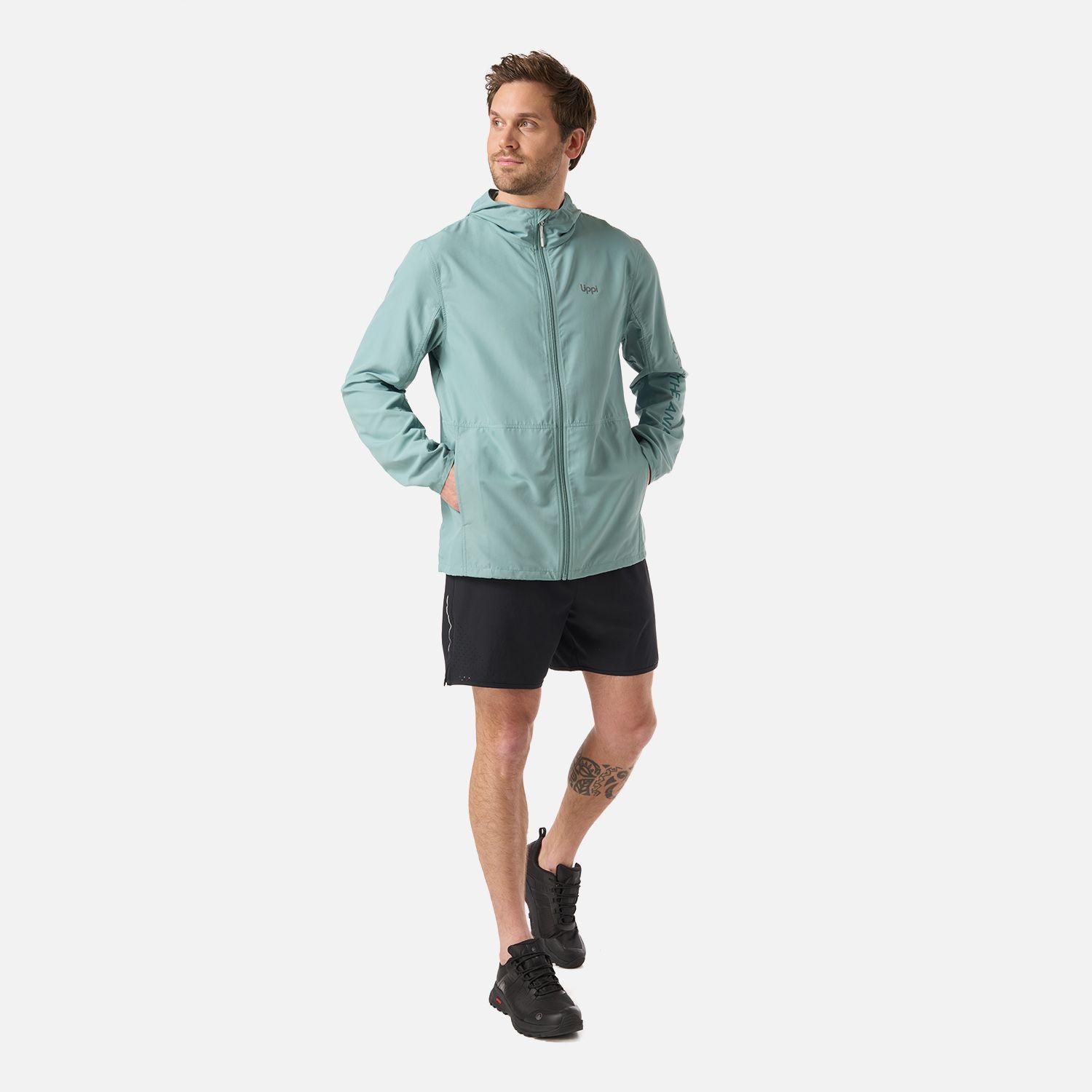 Chaqueta Hombre Nightfall WindBreaker Hoody Jacket Turquesa Lippi V26-7
