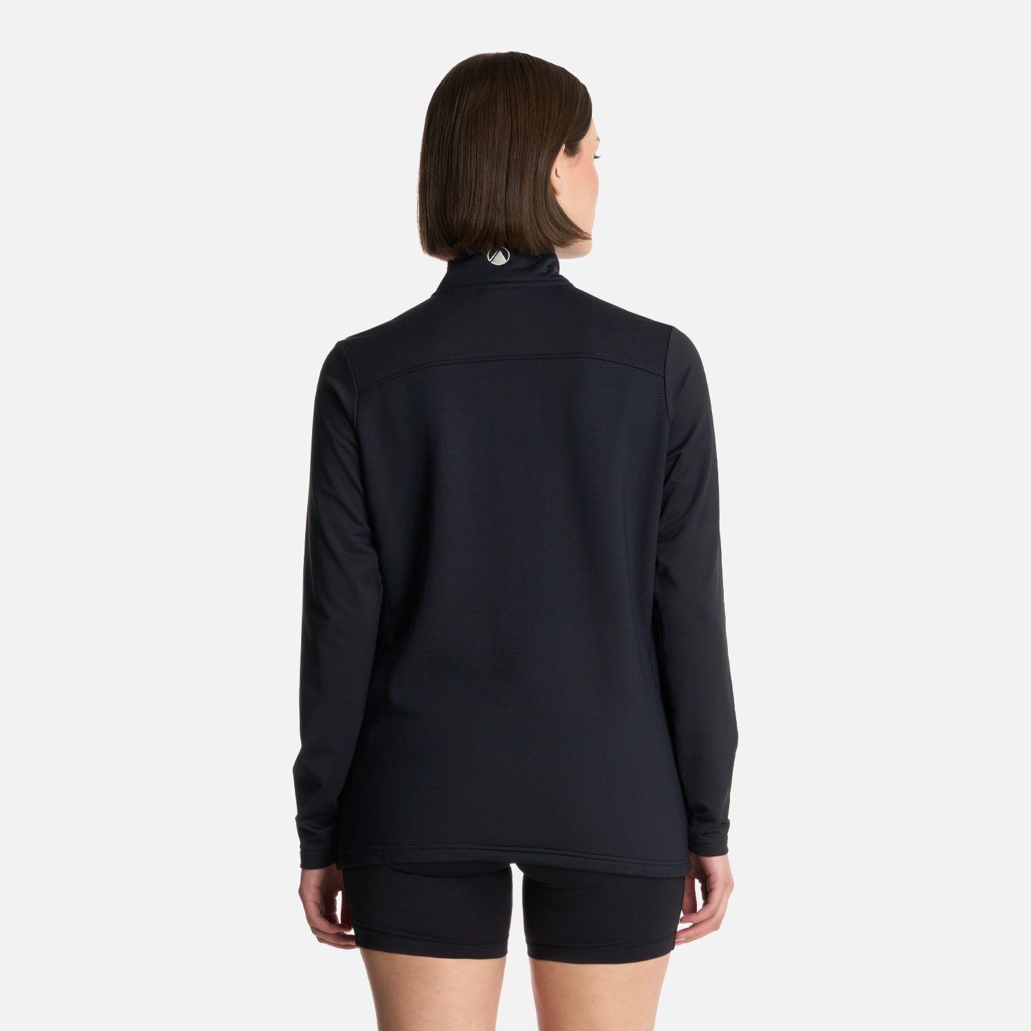 Polerón Mujer Dawson Nano-F Full Zip Negro Lippi-2