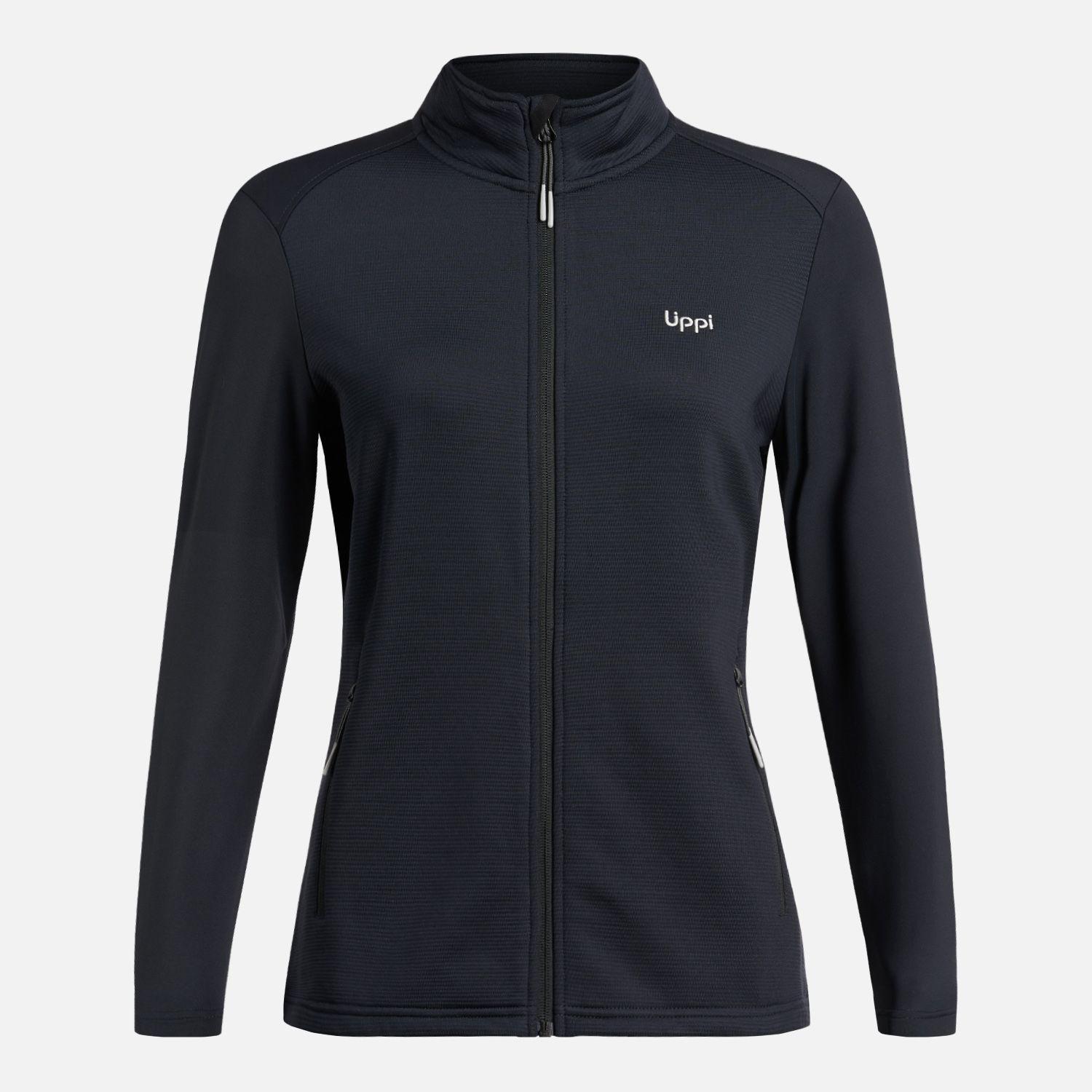 Polerón Mujer Dawson Nano-F Full Zip Negro Lippi-6